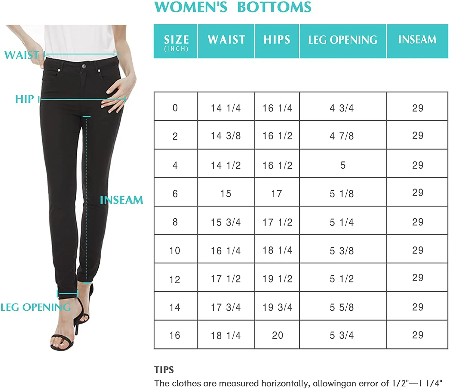 LOUEERA Women's Skinny Jeans Stretchy, Mid-Rise Soft Denim Leggings with Pockets Classic Slim Fit, Breathable Cotton Blend