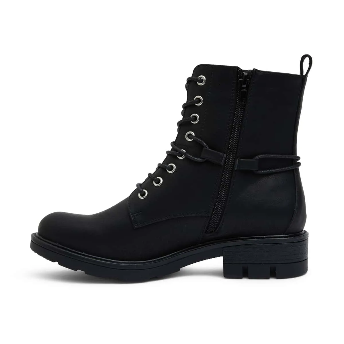 Nara Boot in Black Smooth