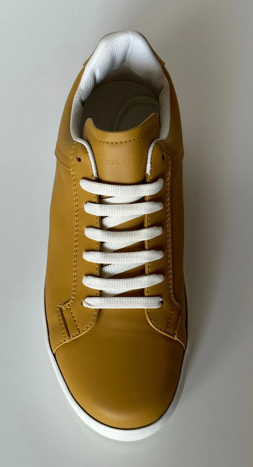 NIB $690 Bottega Veneta Calf Leather Butterscotch Sneakers 13 US (46 Eu) 578298