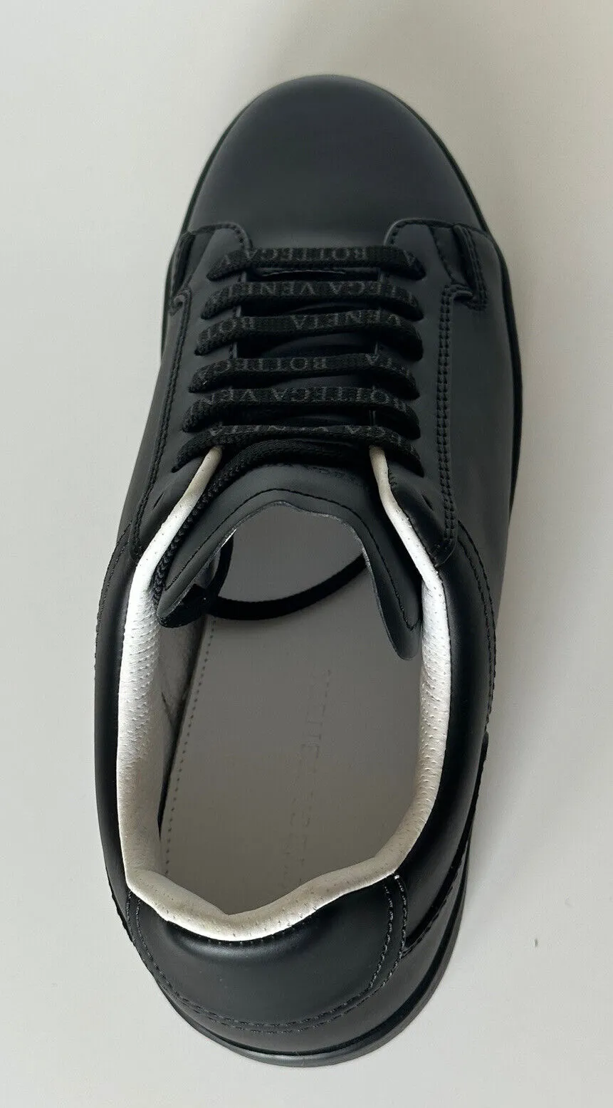 NIB $690 Bottega Veneta Men's Calf Leather Black Sneakers 7.5 US (40.5) 578298