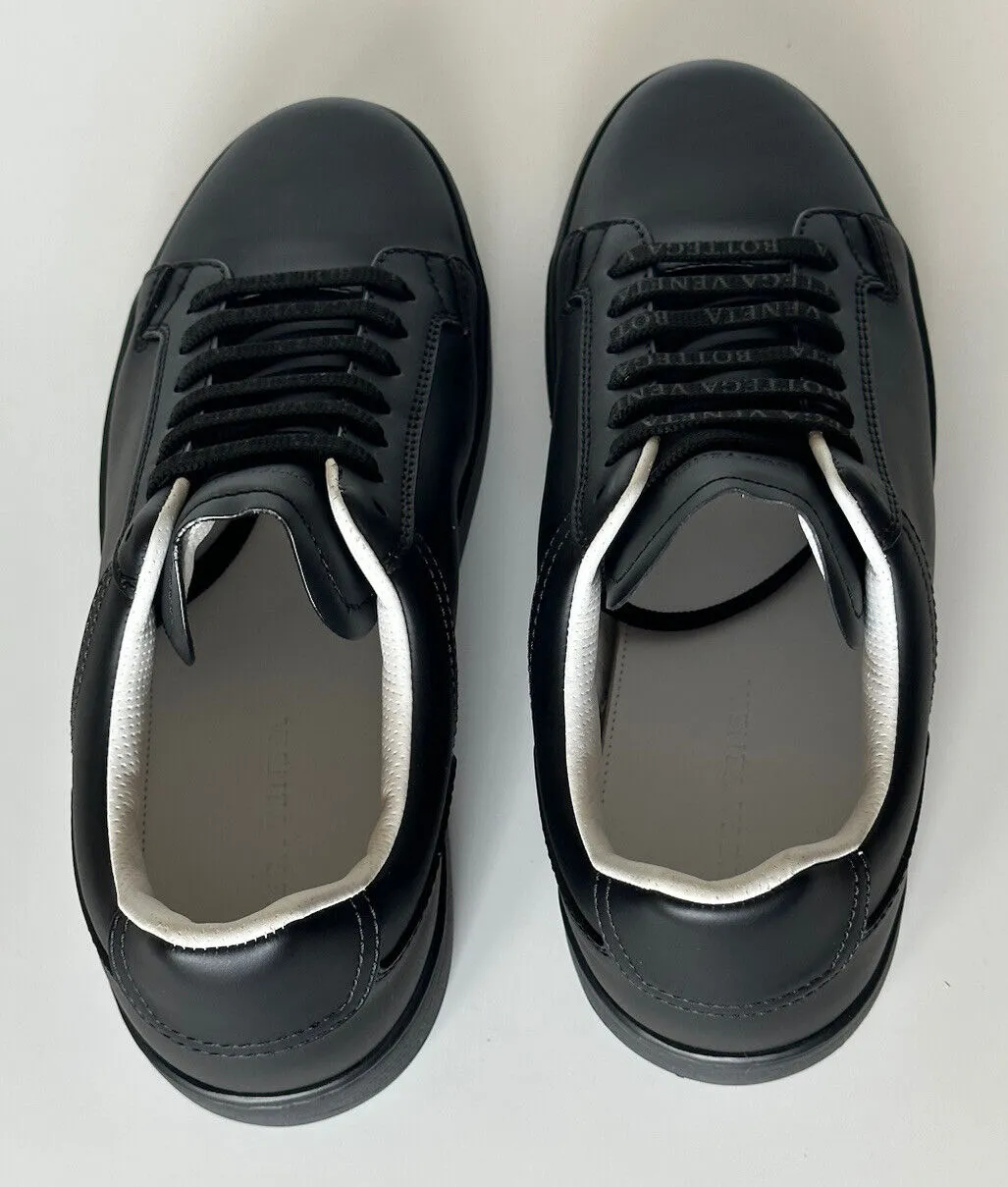 NIB $690 Bottega Veneta Men's Calf Leather Black Sneakers 7.5 US (40.5) 578298
