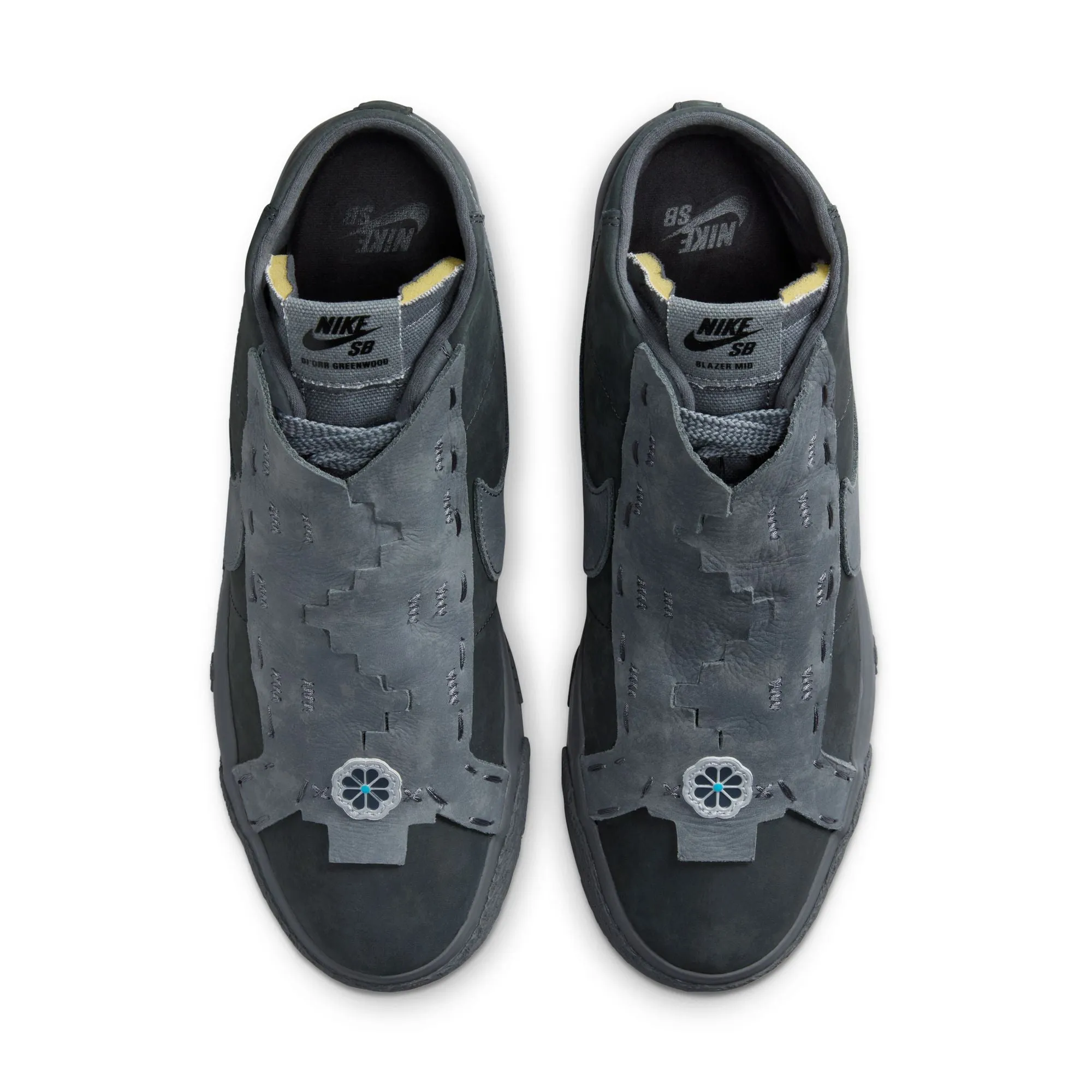NIKE SB X DI'ORR GREENWOOD BLAZER MID DECON ANTHRACITE / DARK GREY SMOKE