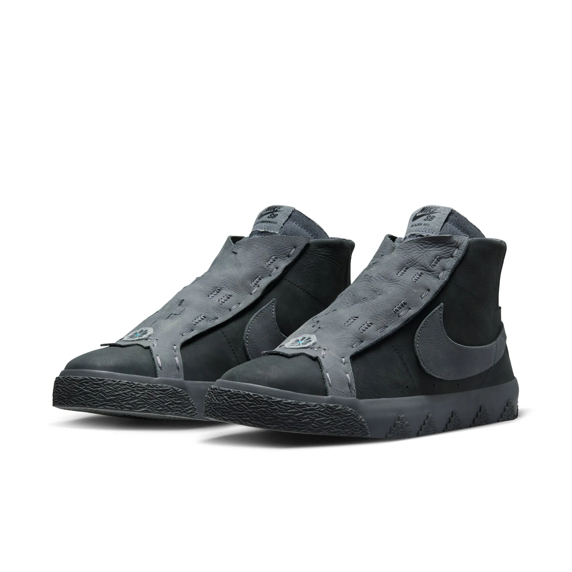 NIKE SB X DI'ORR GREENWOOD BLAZER MID DECON ANTHRACITE / DARK GREY SMOKE