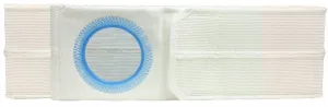 Nu-Hope 6701-Q Original 6" Flat Panel Ostomy Support Belt 2-7/8" x 3-3/8" Opening 1" From Bottom, Medium, Left (This Product Is Final Sale And Is Not Returnable)