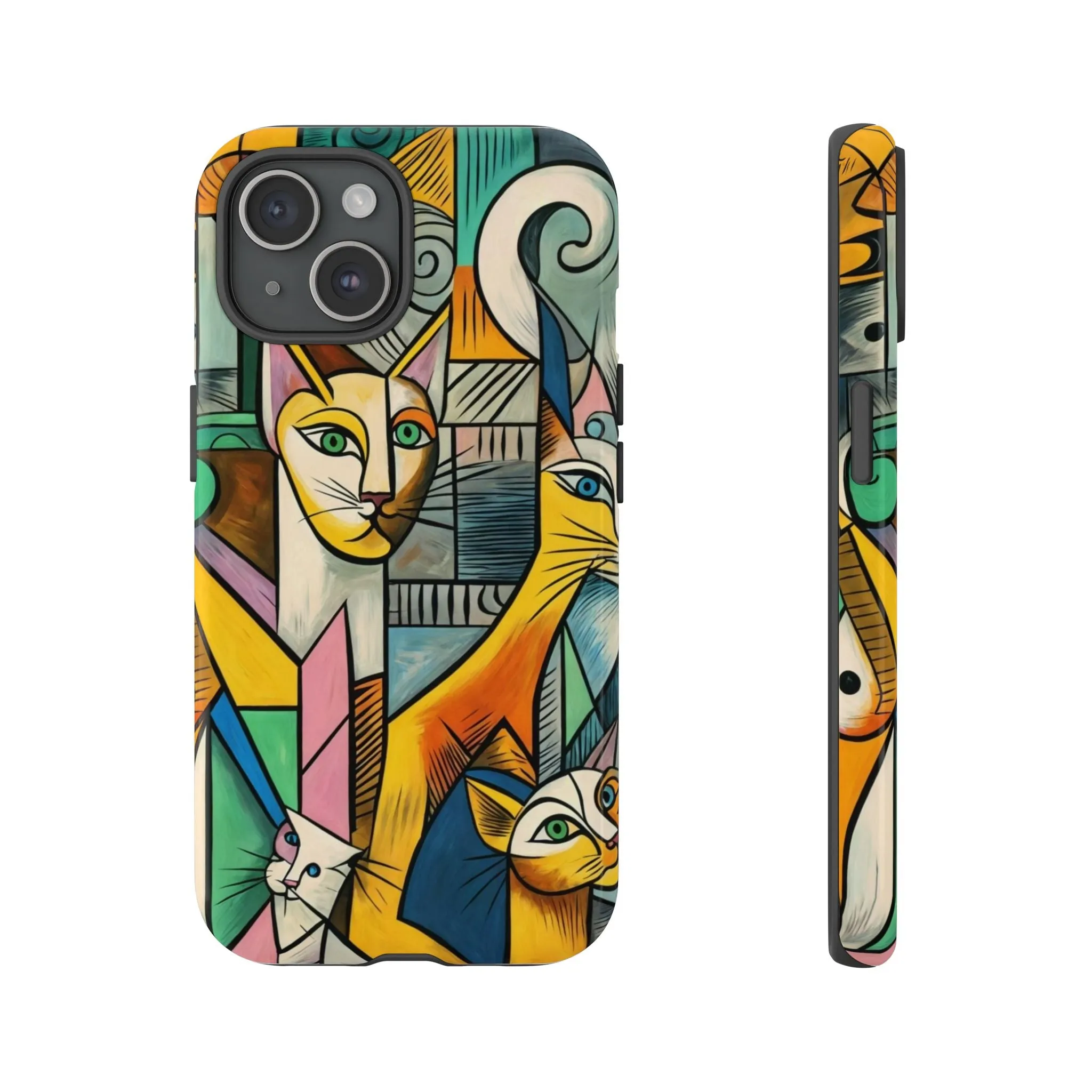 Picasso, cats, and cell phones collide in the most sarcastically stylish case you'll ever own