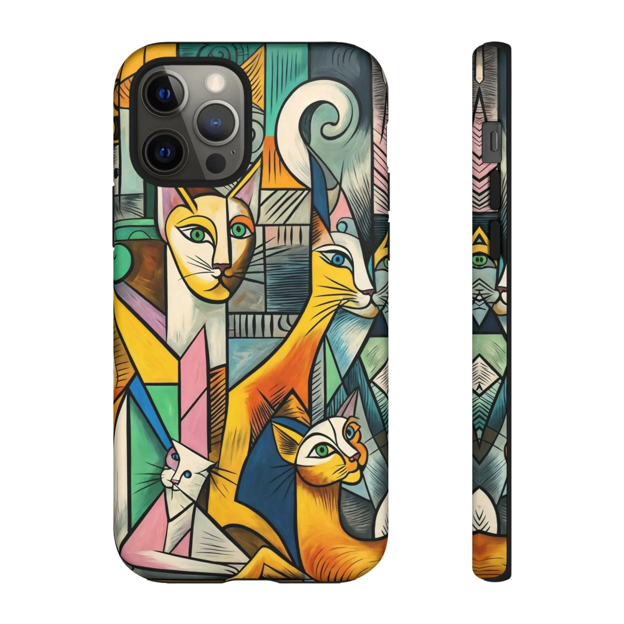 Picasso, cats, and cell phones collide in the most sarcastically stylish case you'll ever own
