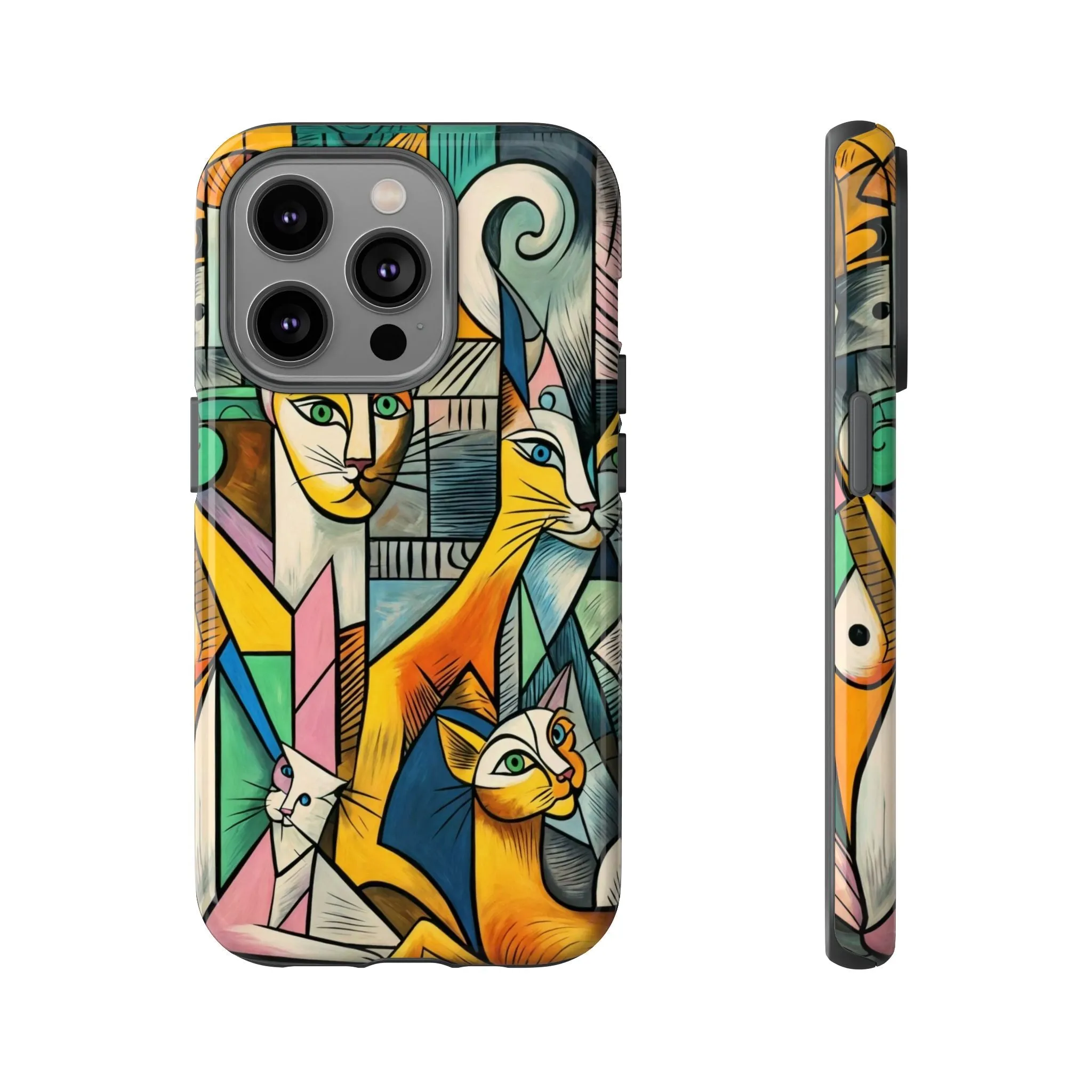 Picasso, cats, and cell phones collide in the most sarcastically stylish case you'll ever own