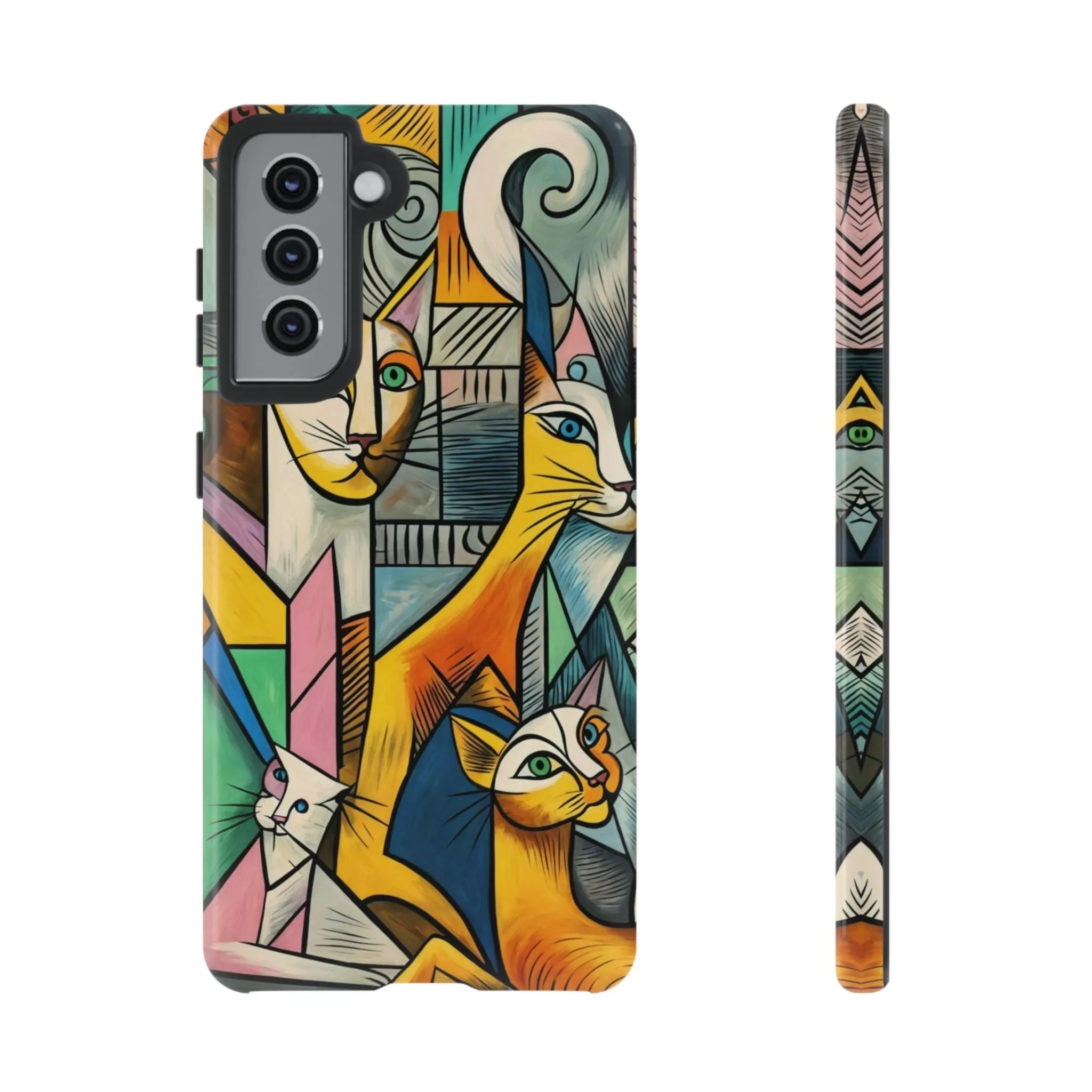 Picasso, cats, and cell phones collide in the most sarcastically stylish case you'll ever own
