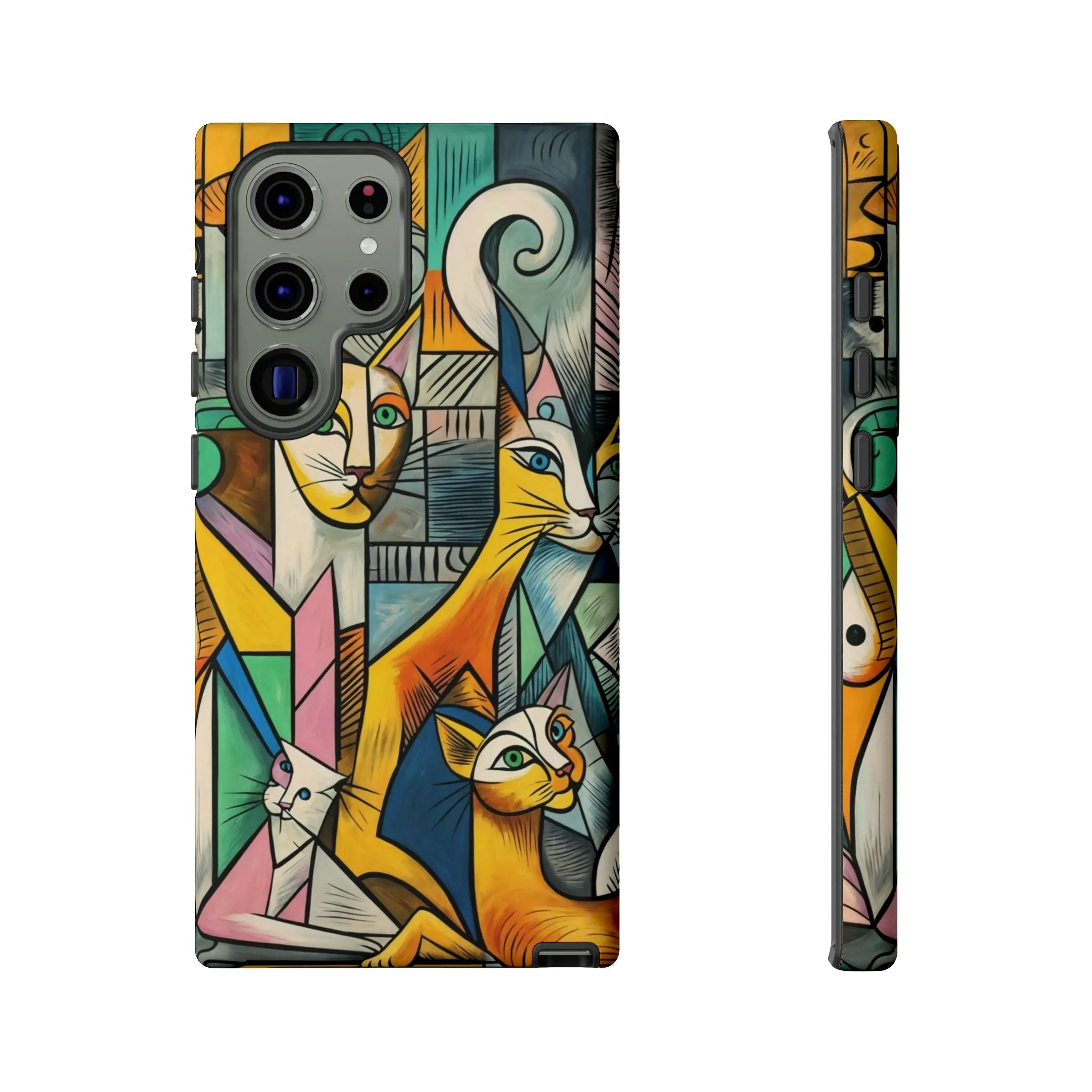 Picasso, cats, and cell phones collide in the most sarcastically stylish case you'll ever own