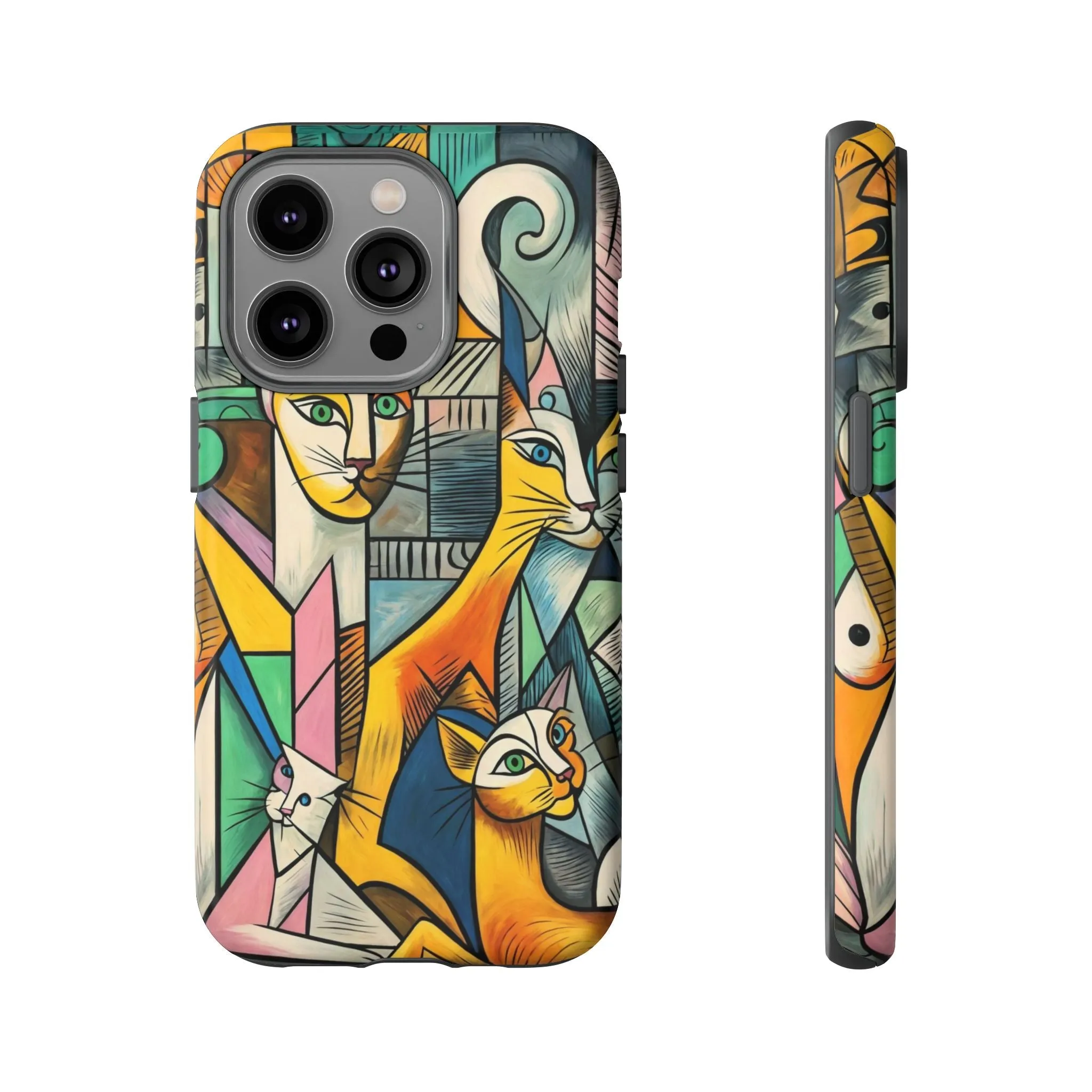 Picasso, cats, and cell phones collide in the most sarcastically stylish case you'll ever own