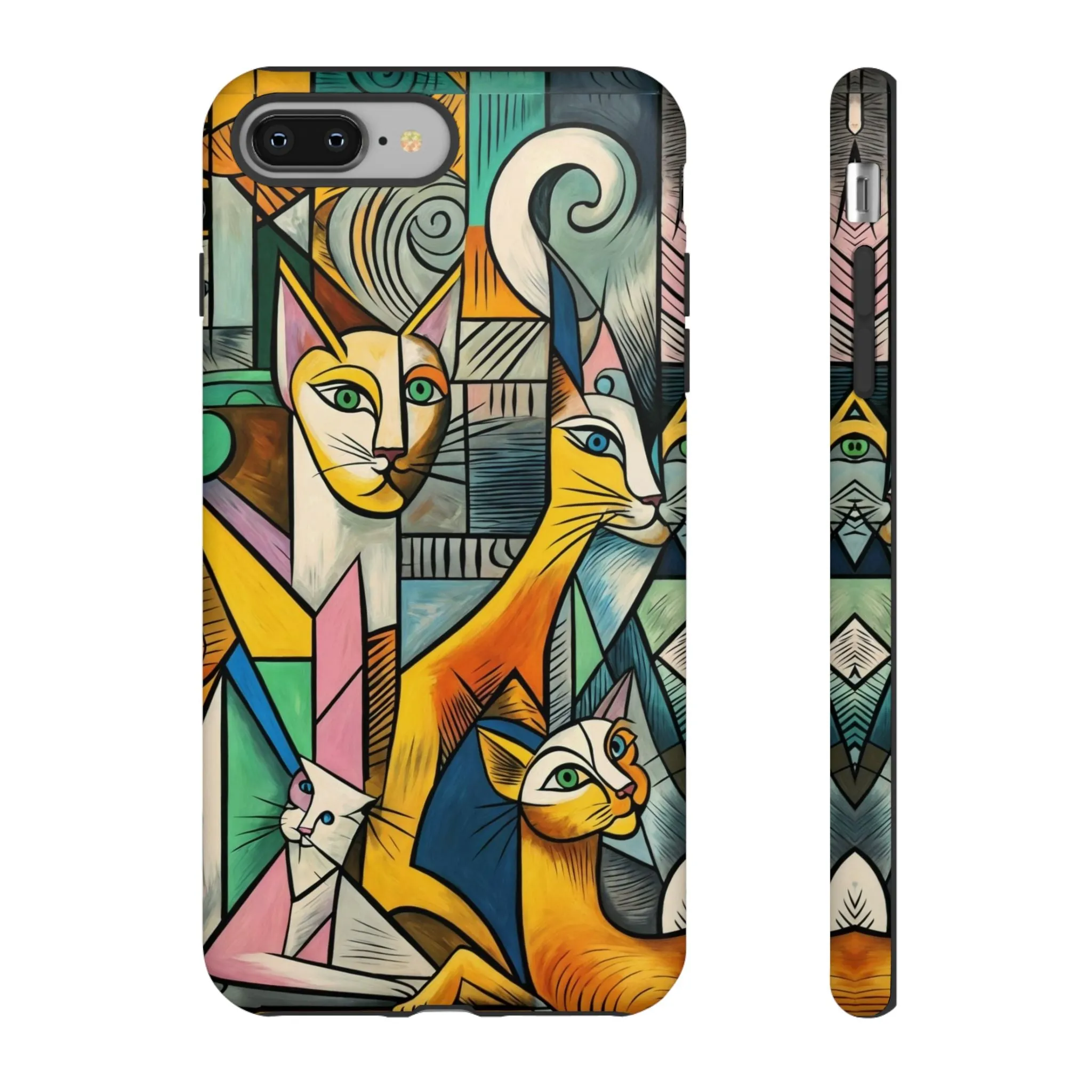 Picasso, cats, and cell phones collide in the most sarcastically stylish case you'll ever own