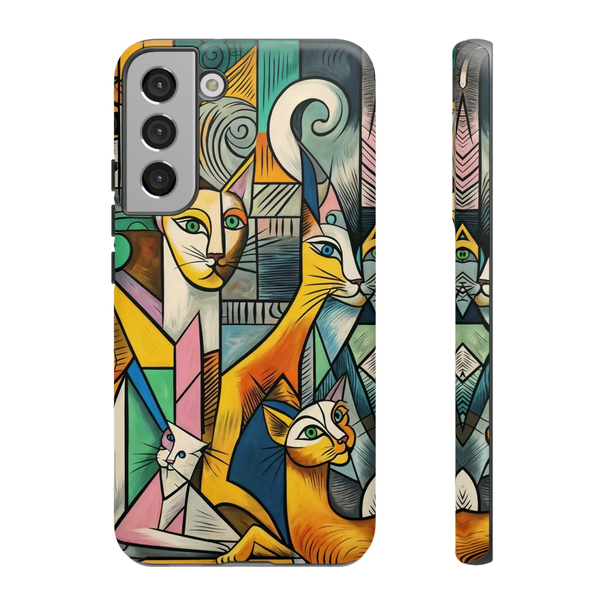 Picasso, cats, and cell phones collide in the most sarcastically stylish case you'll ever own