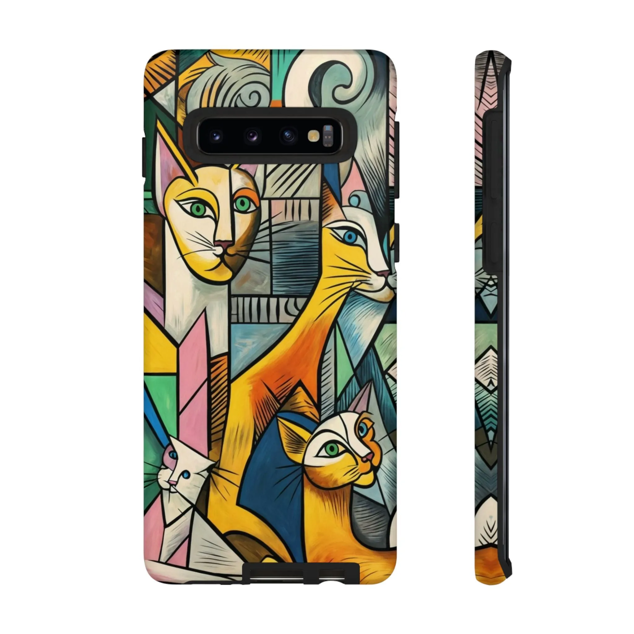 Picasso, cats, and cell phones collide in the most sarcastically stylish case you'll ever own