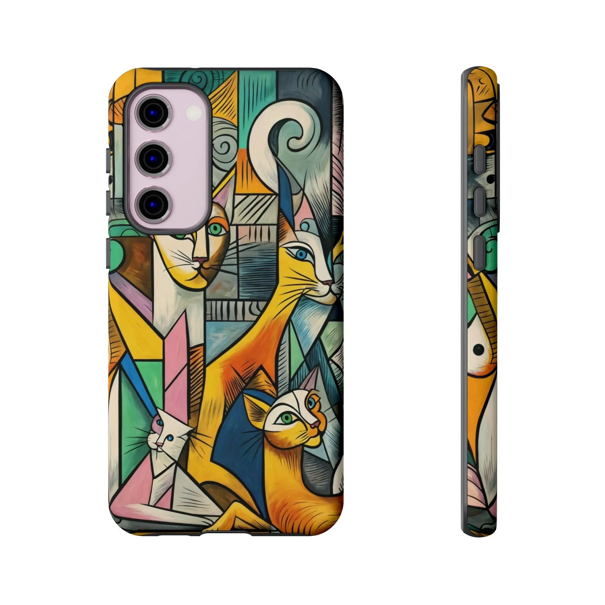 Picasso, cats, and cell phones collide in the most sarcastically stylish case you'll ever own