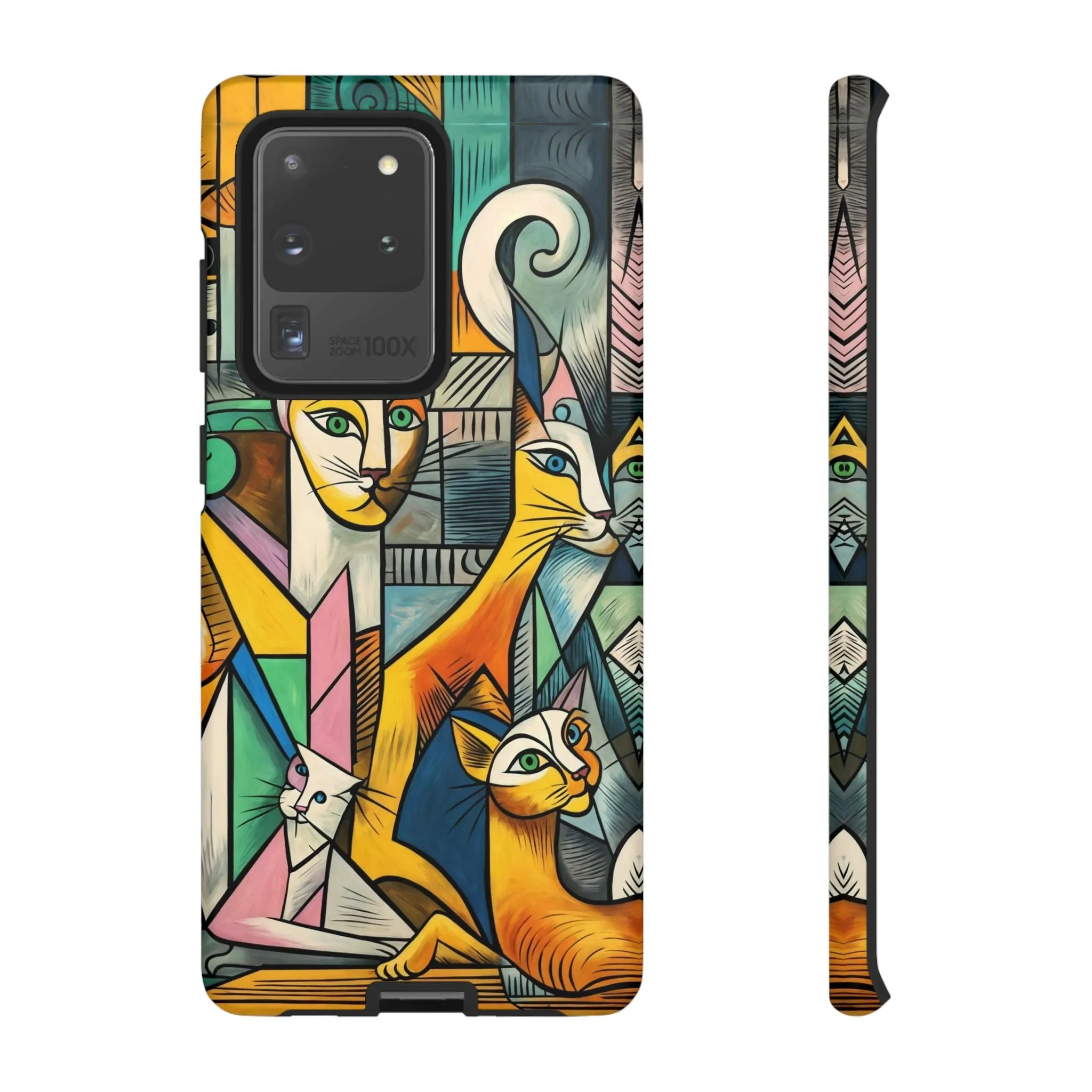 Picasso, cats, and cell phones collide in the most sarcastically stylish case you'll ever own