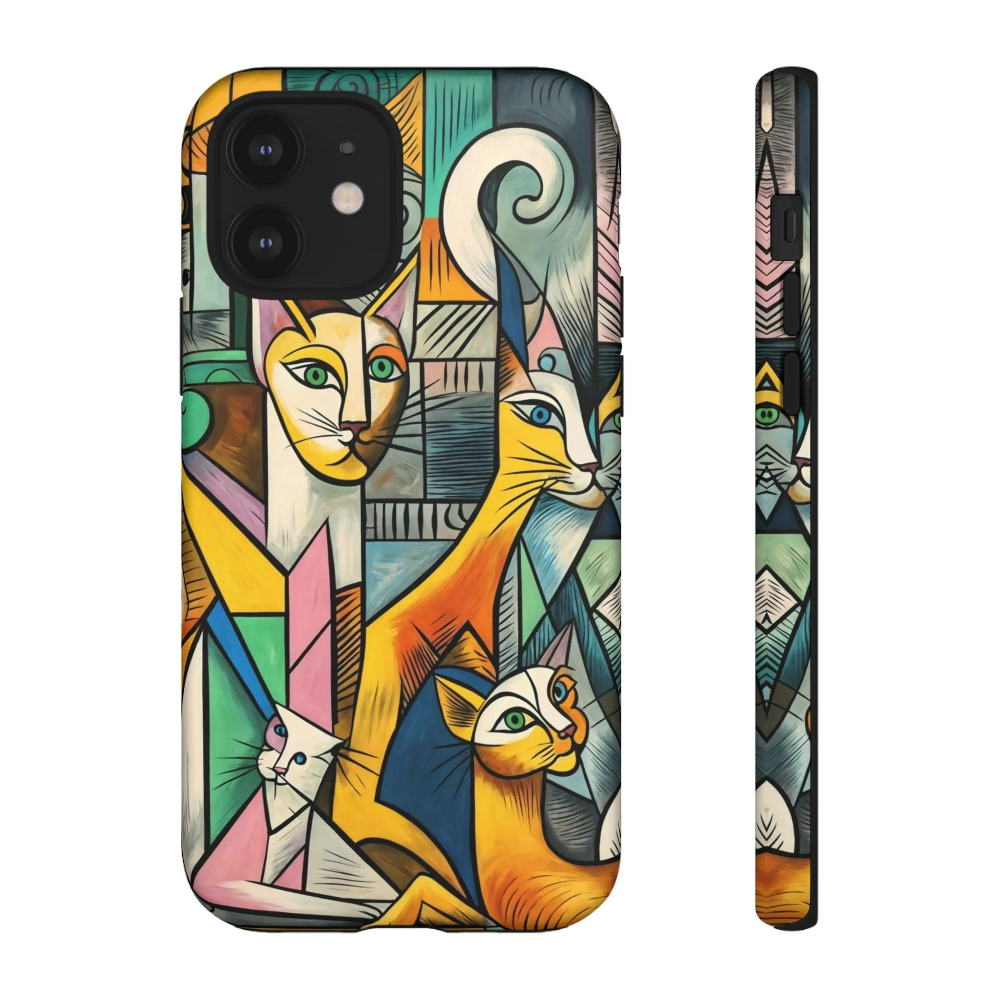 Picasso, cats, and cell phones collide in the most sarcastically stylish case you'll ever own