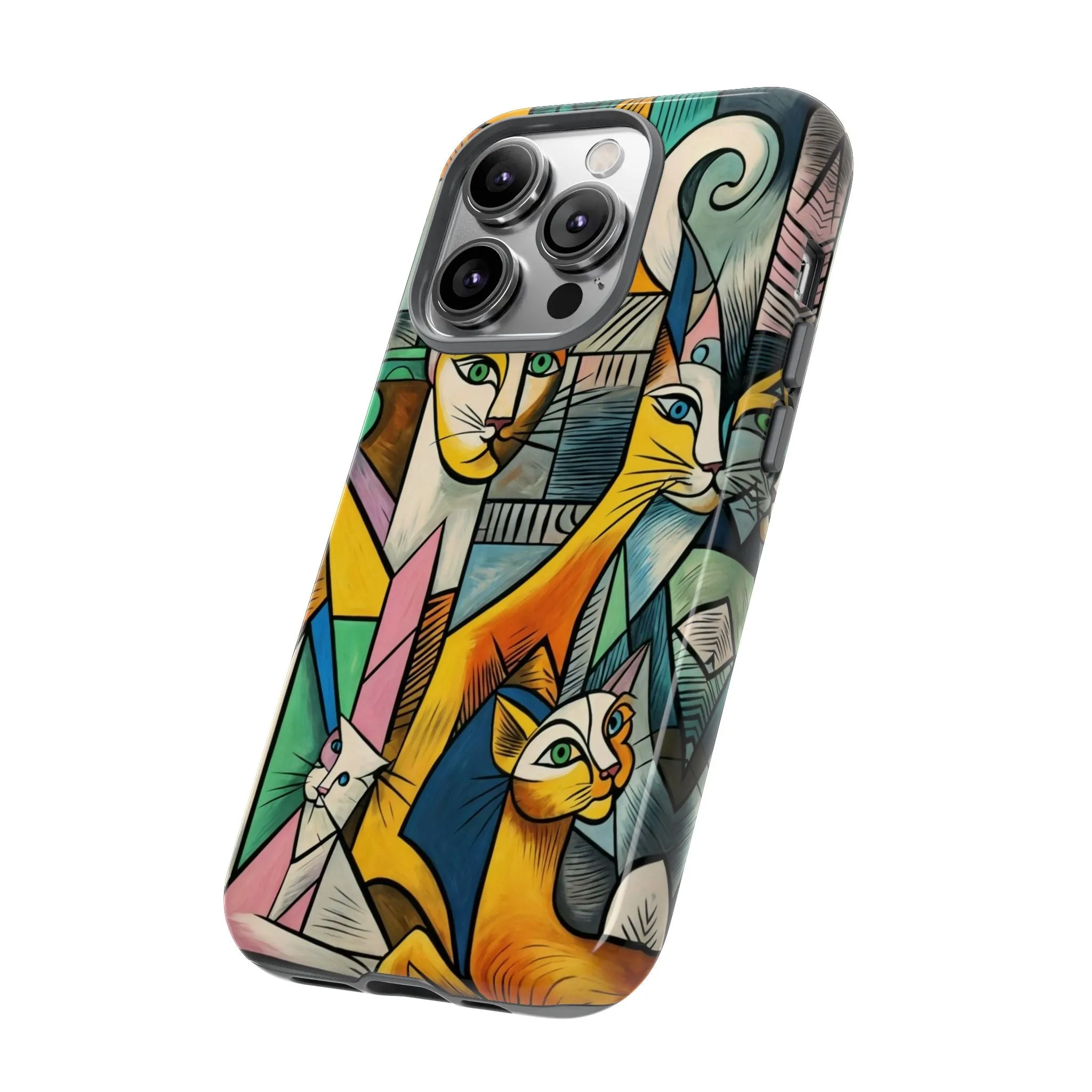 Picasso, cats, and cell phones collide in the most sarcastically stylish case you'll ever own