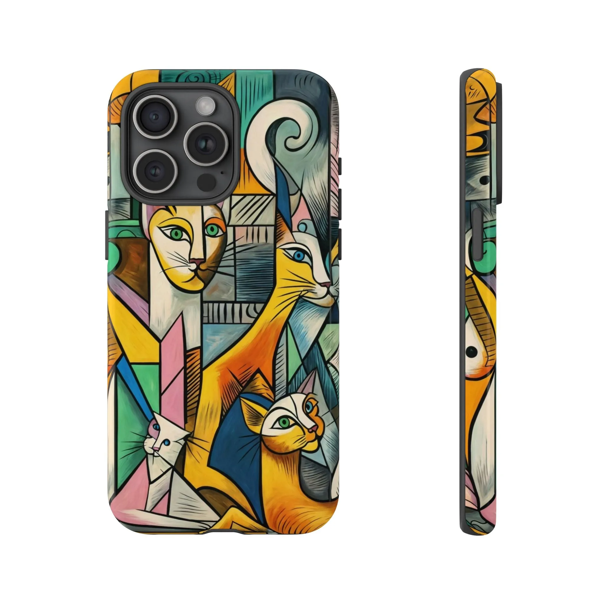 Picasso, cats, and cell phones collide in the most sarcastically stylish case you'll ever own