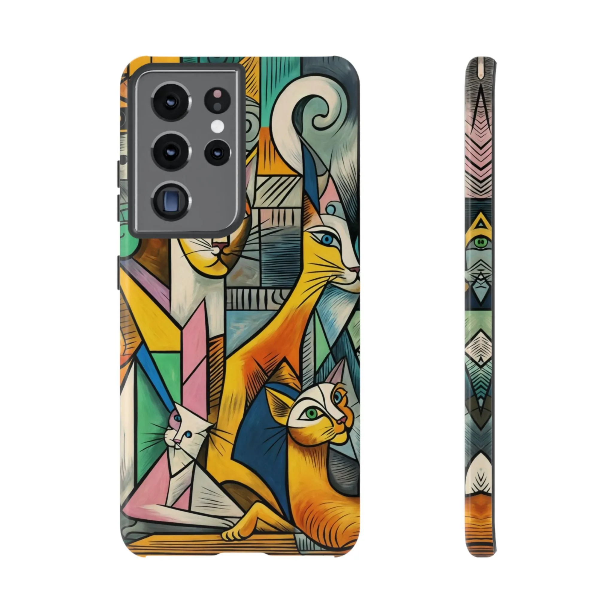 Picasso, cats, and cell phones collide in the most sarcastically stylish case you'll ever own