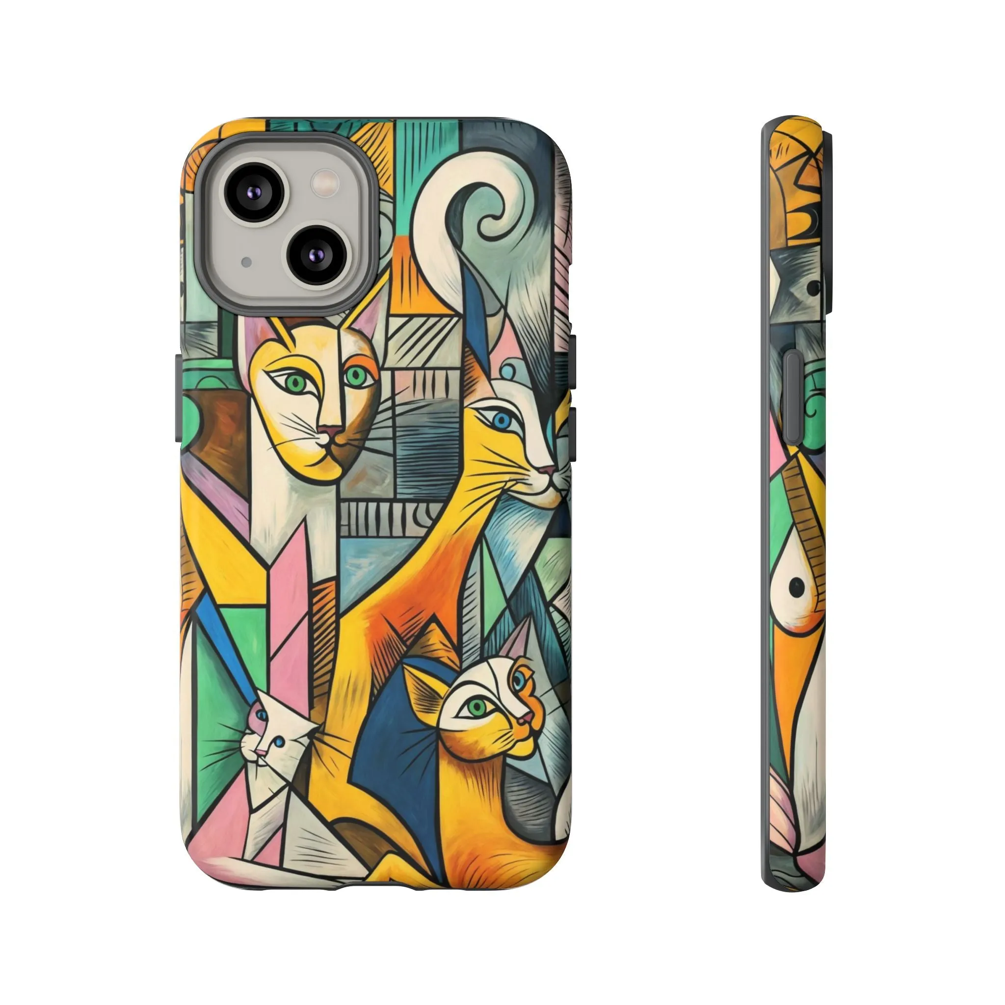 Picasso, cats, and cell phones collide in the most sarcastically stylish case you'll ever own