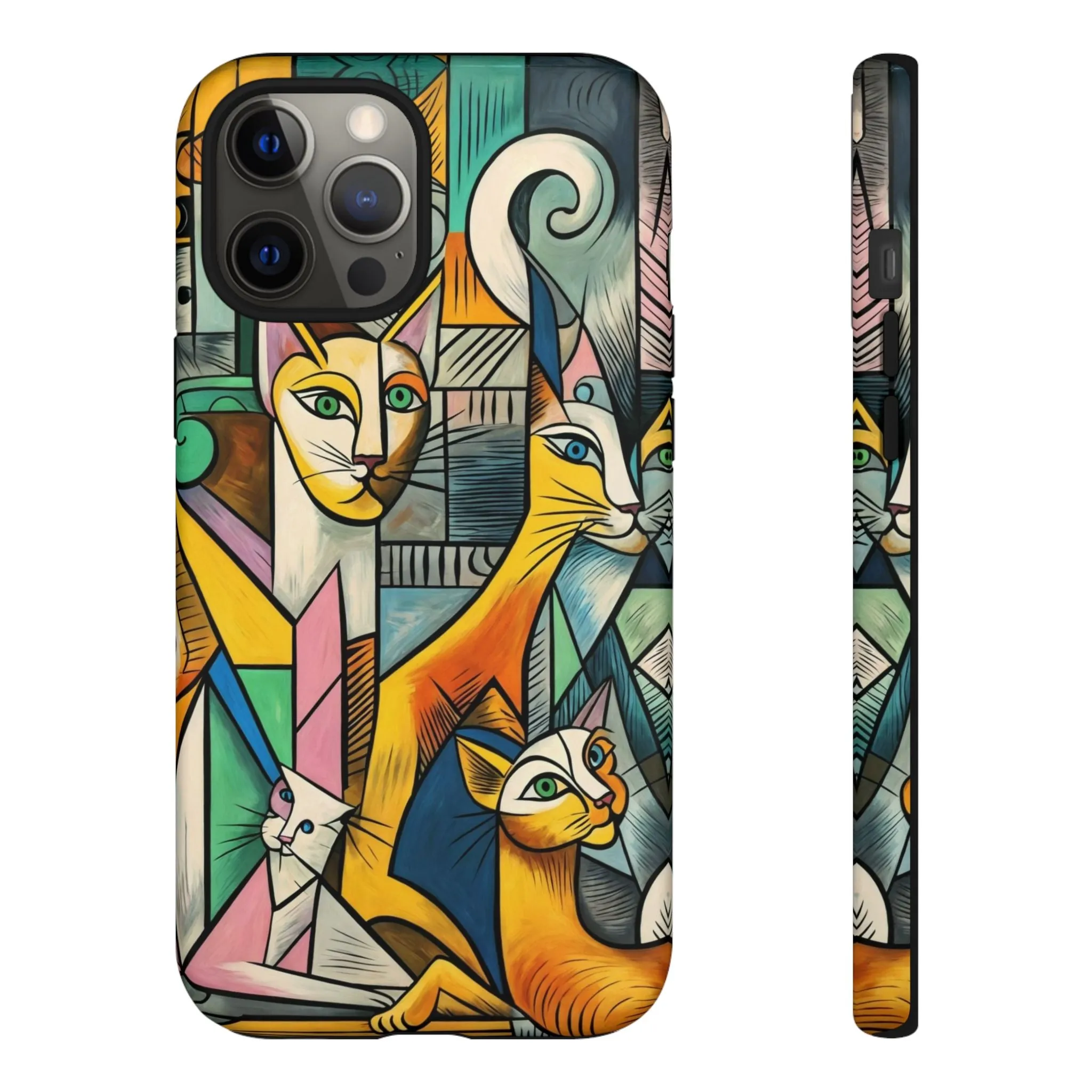 Picasso, cats, and cell phones collide in the most sarcastically stylish case you'll ever own