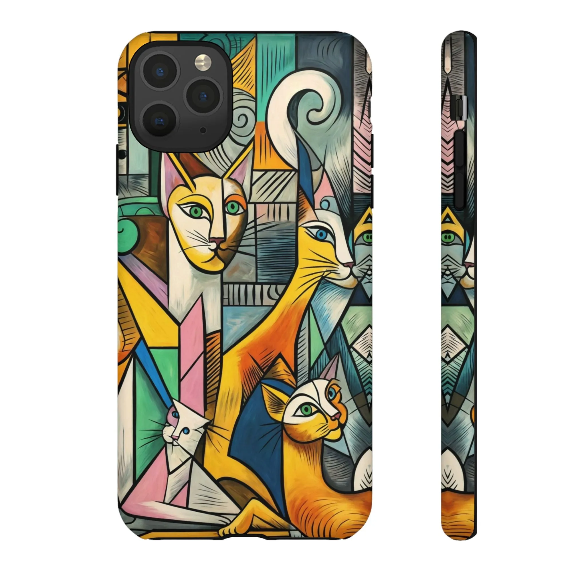 Picasso, cats, and cell phones collide in the most sarcastically stylish case you'll ever own