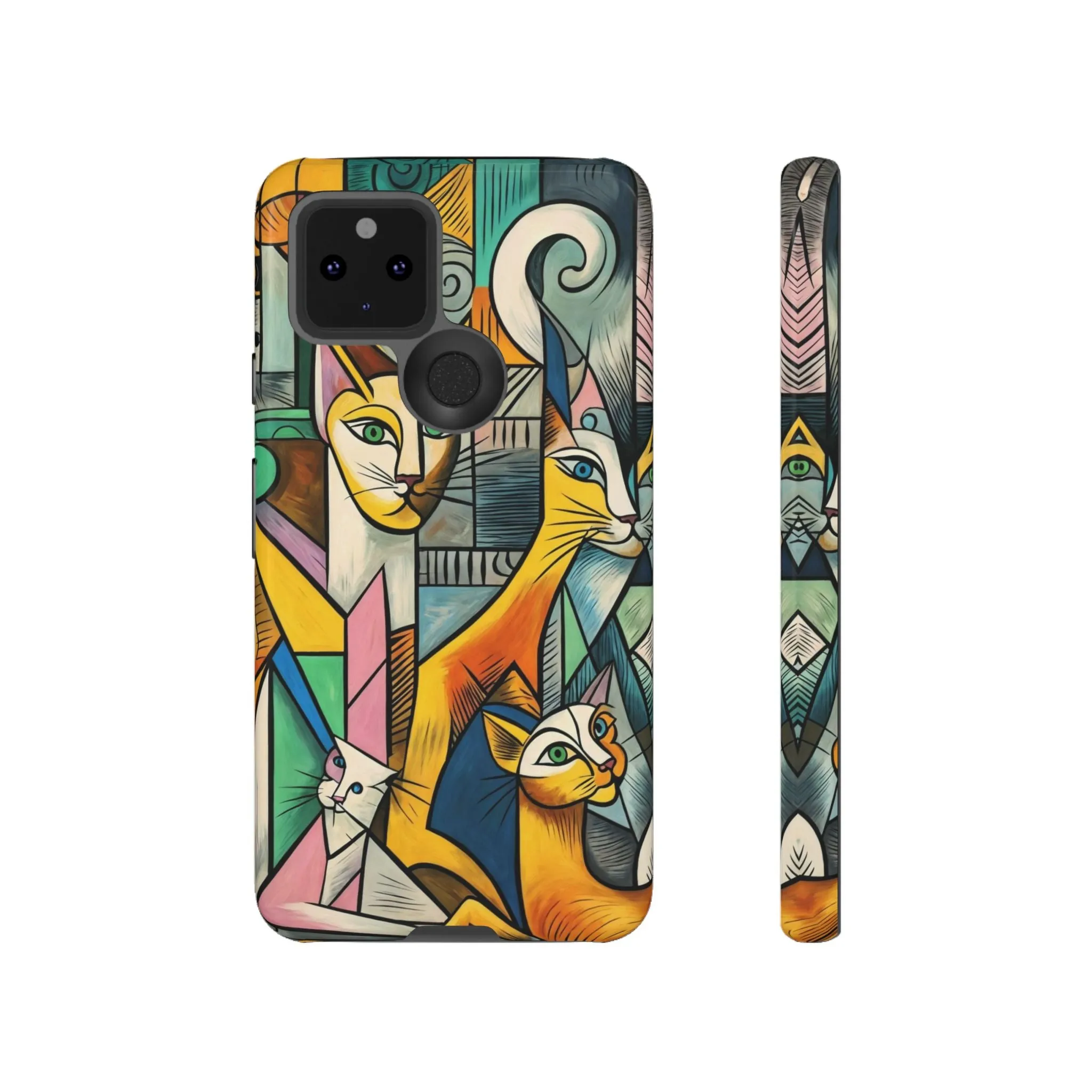 Picasso, cats, and cell phones collide in the most sarcastically stylish case you'll ever own