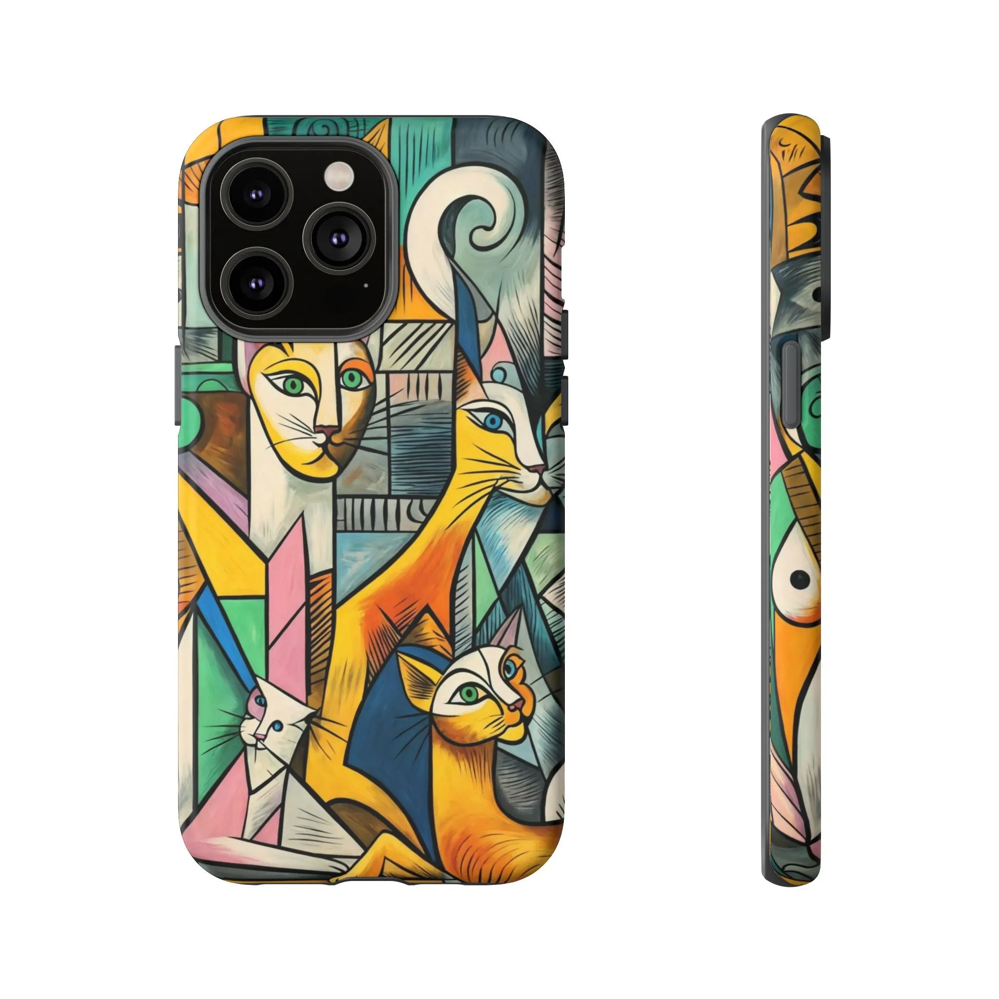Picasso, cats, and cell phones collide in the most sarcastically stylish case you'll ever own