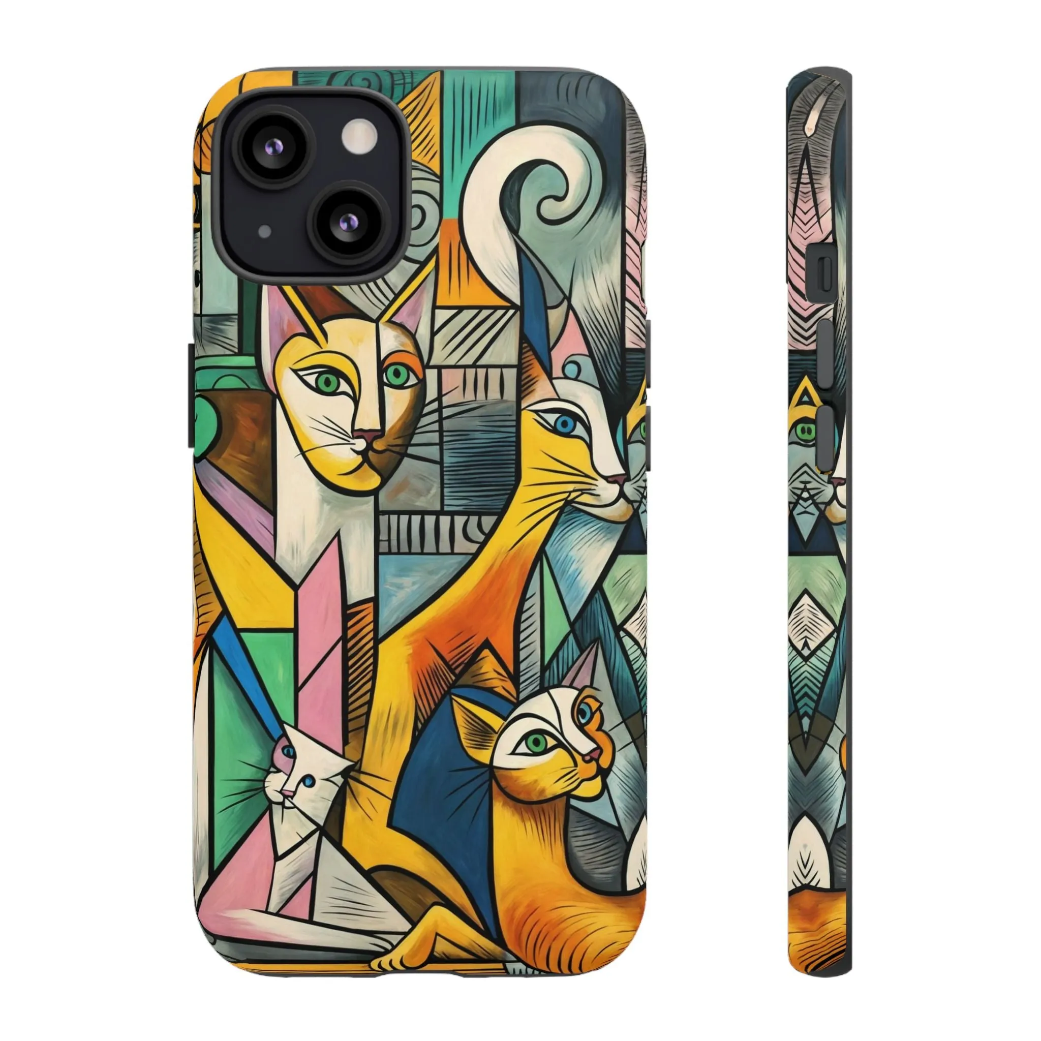 Picasso, cats, and cell phones collide in the most sarcastically stylish case you'll ever own