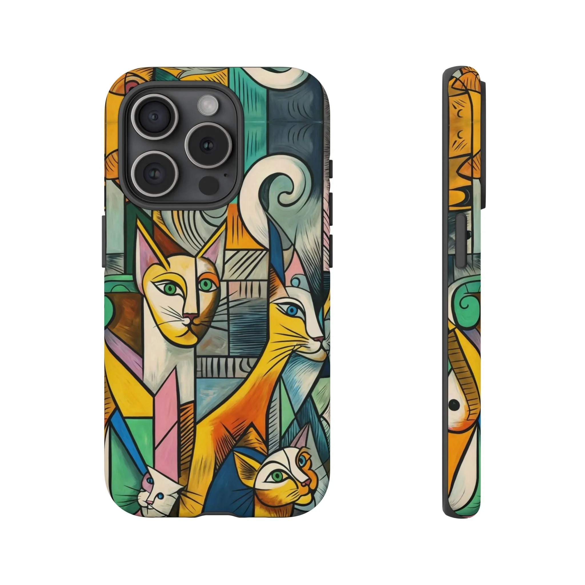Picasso, cats, and cell phones collide in the most sarcastically stylish case you'll ever own