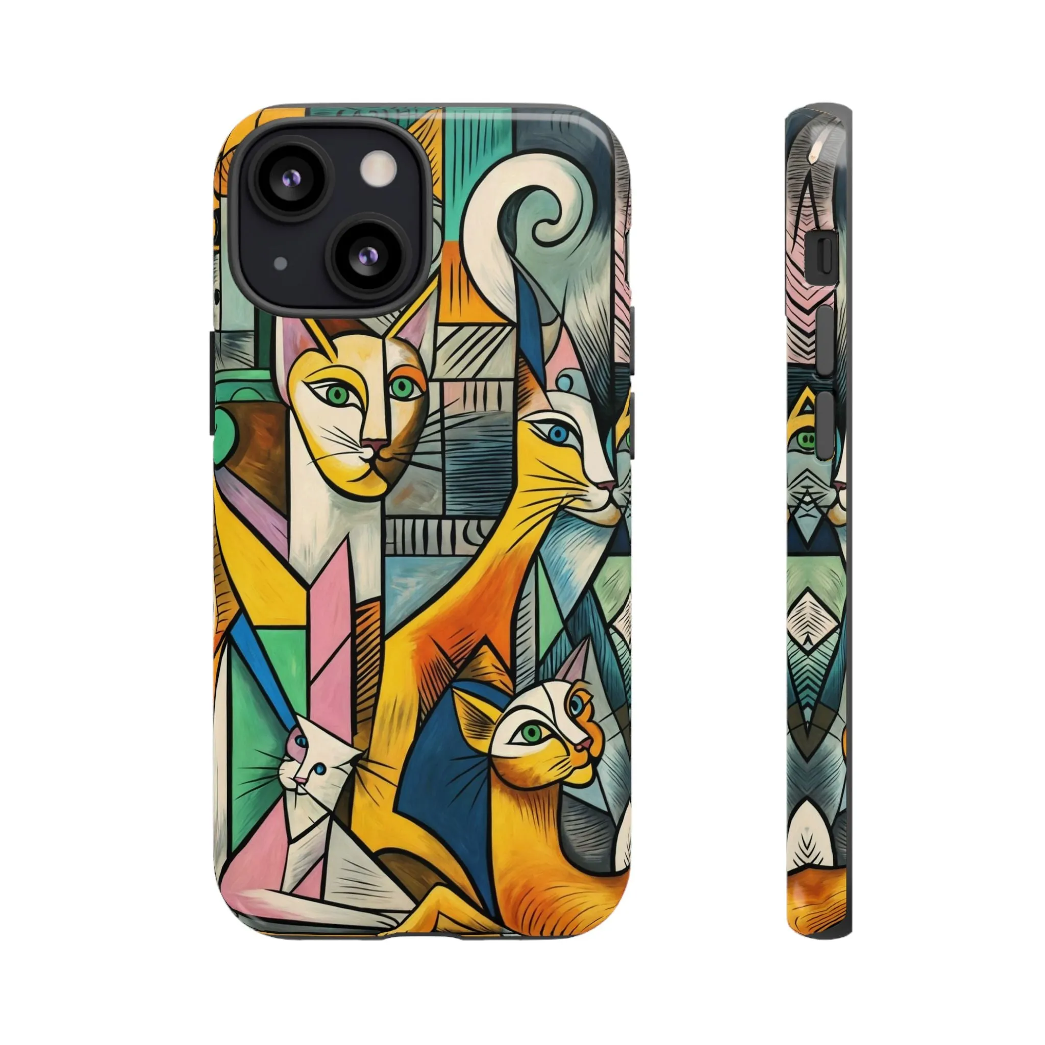 Picasso, cats, and cell phones collide in the most sarcastically stylish case you'll ever own
