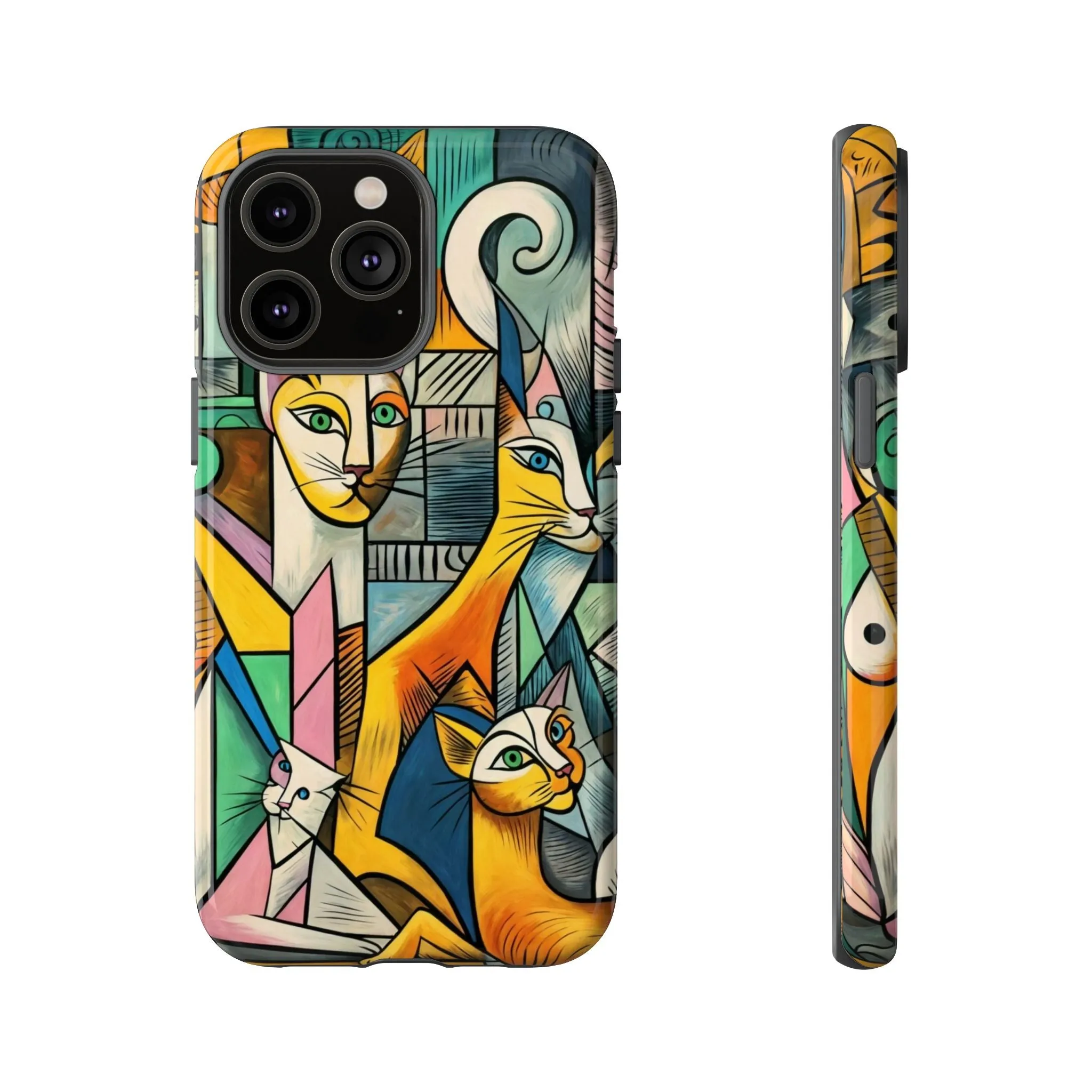 Picasso, cats, and cell phones collide in the most sarcastically stylish case you'll ever own