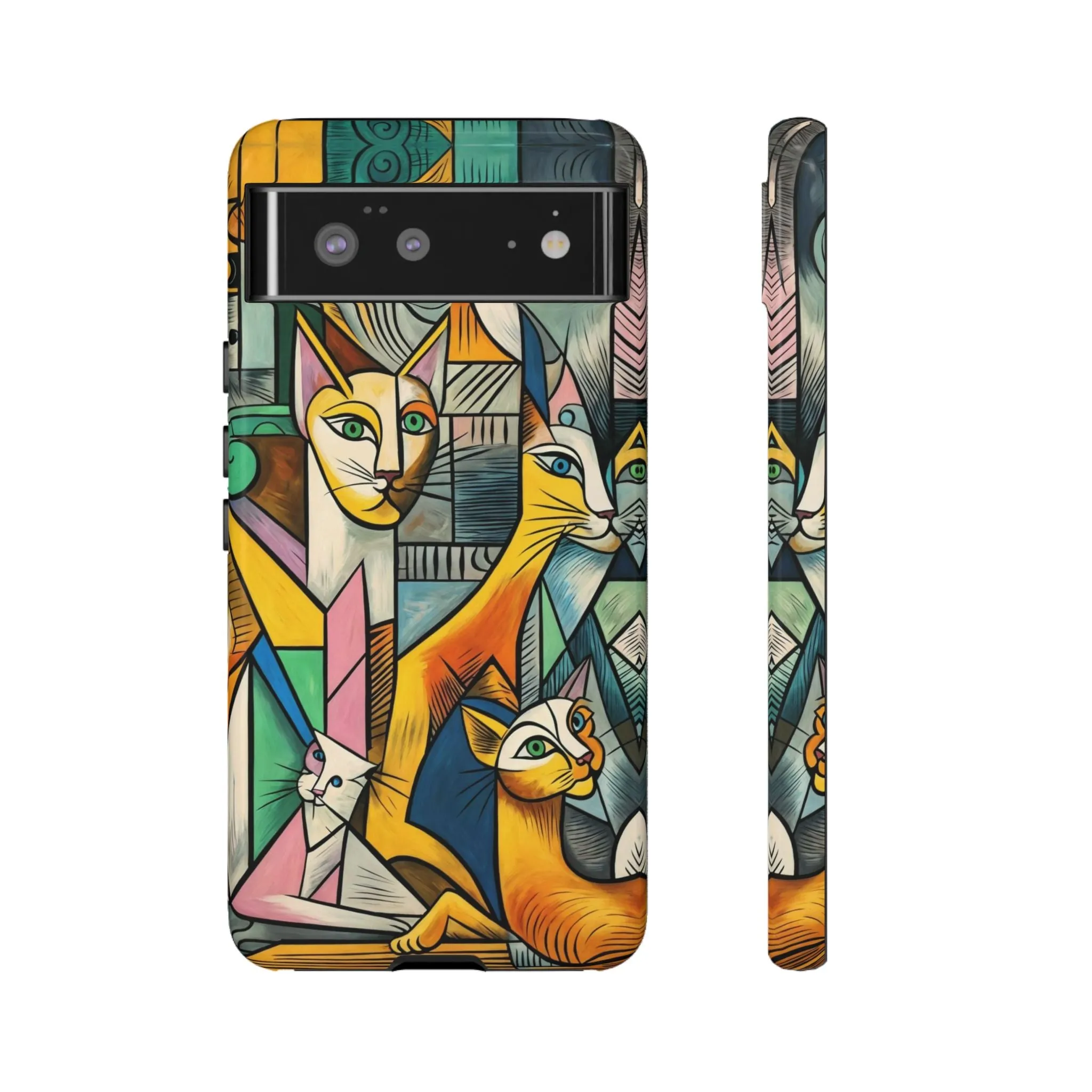 Picasso, cats, and cell phones collide in the most sarcastically stylish case you'll ever own