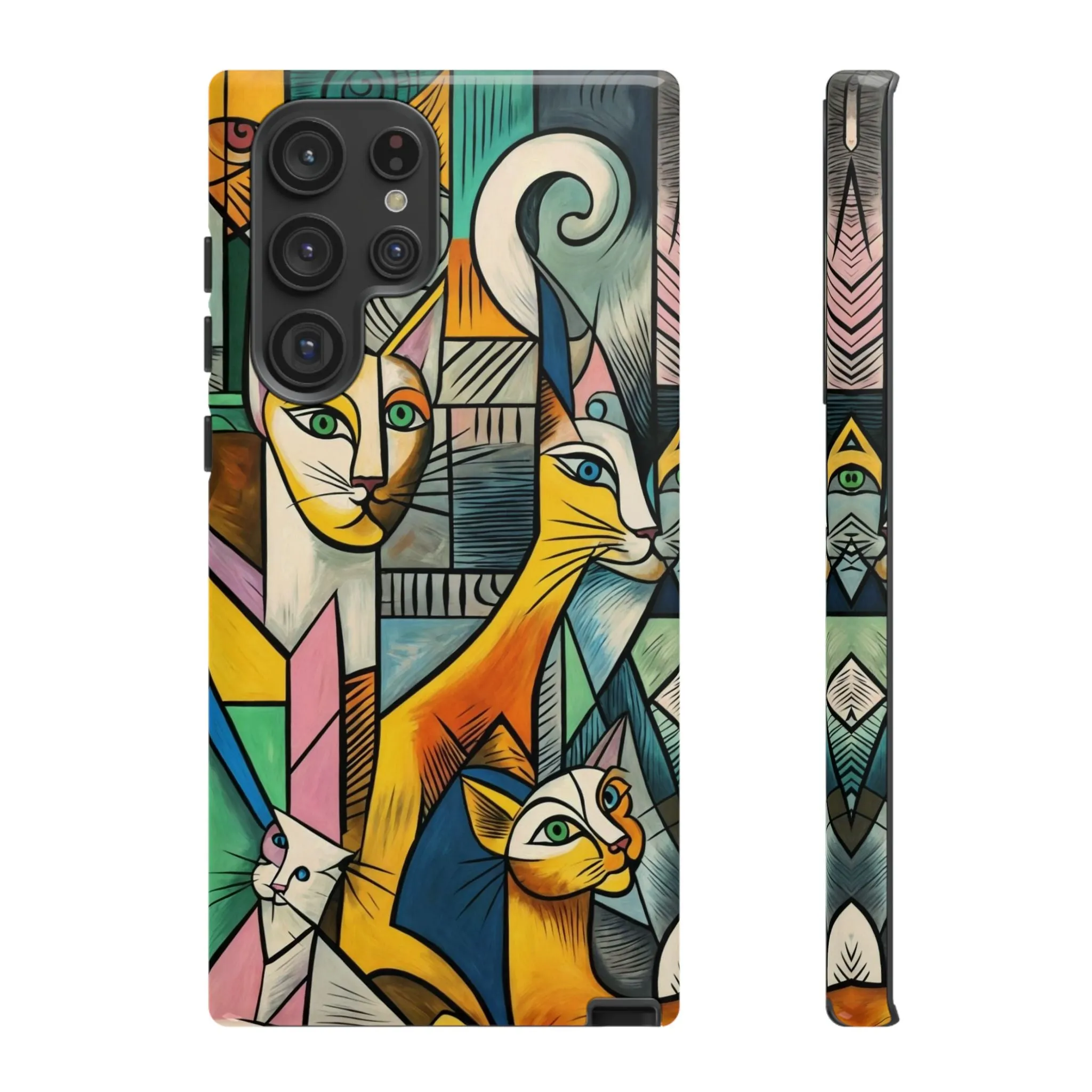 Picasso, cats, and cell phones collide in the most sarcastically stylish case you'll ever own