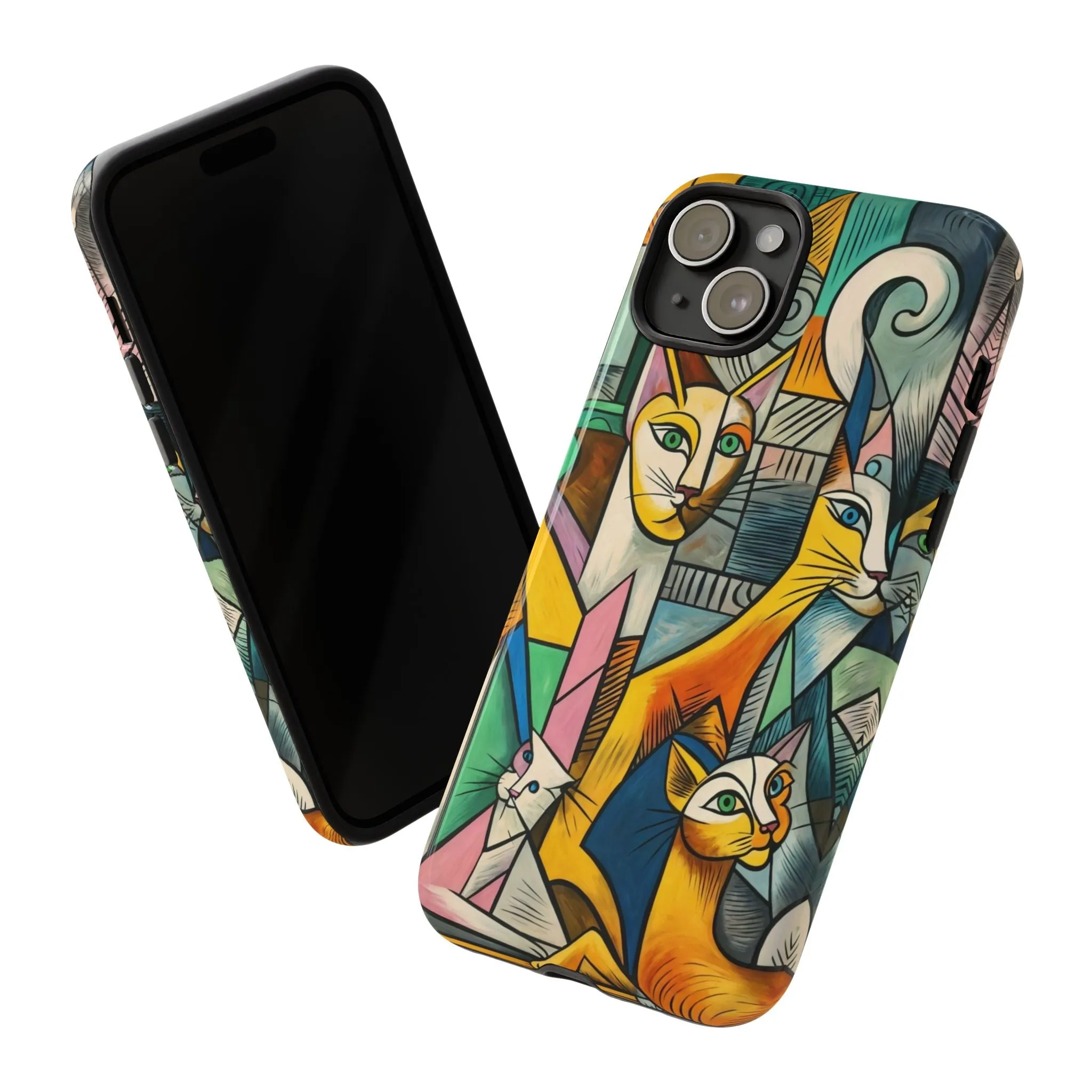 Picasso, cats, and cell phones collide in the most sarcastically stylish case you'll ever own