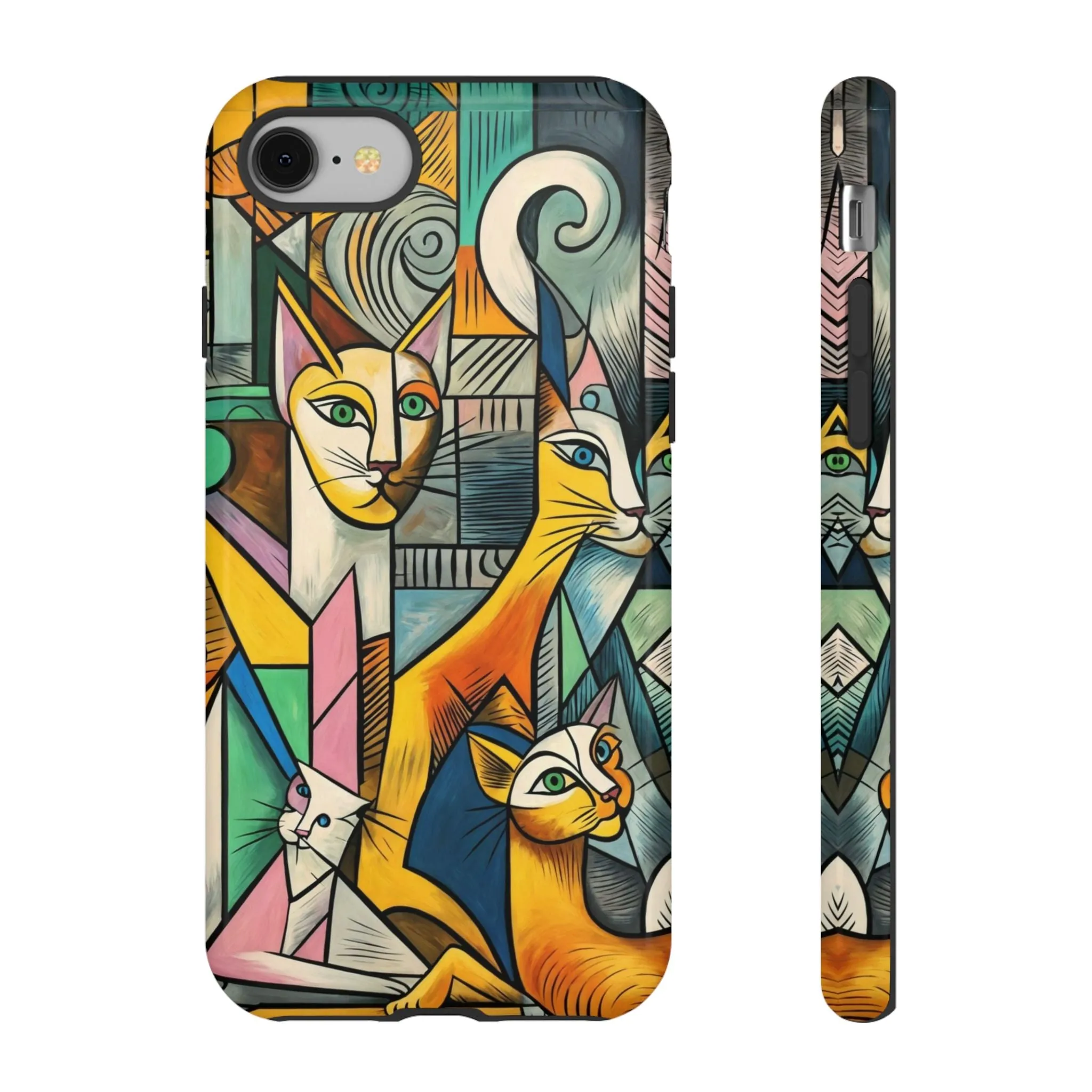 Picasso, cats, and cell phones collide in the most sarcastically stylish case you'll ever own