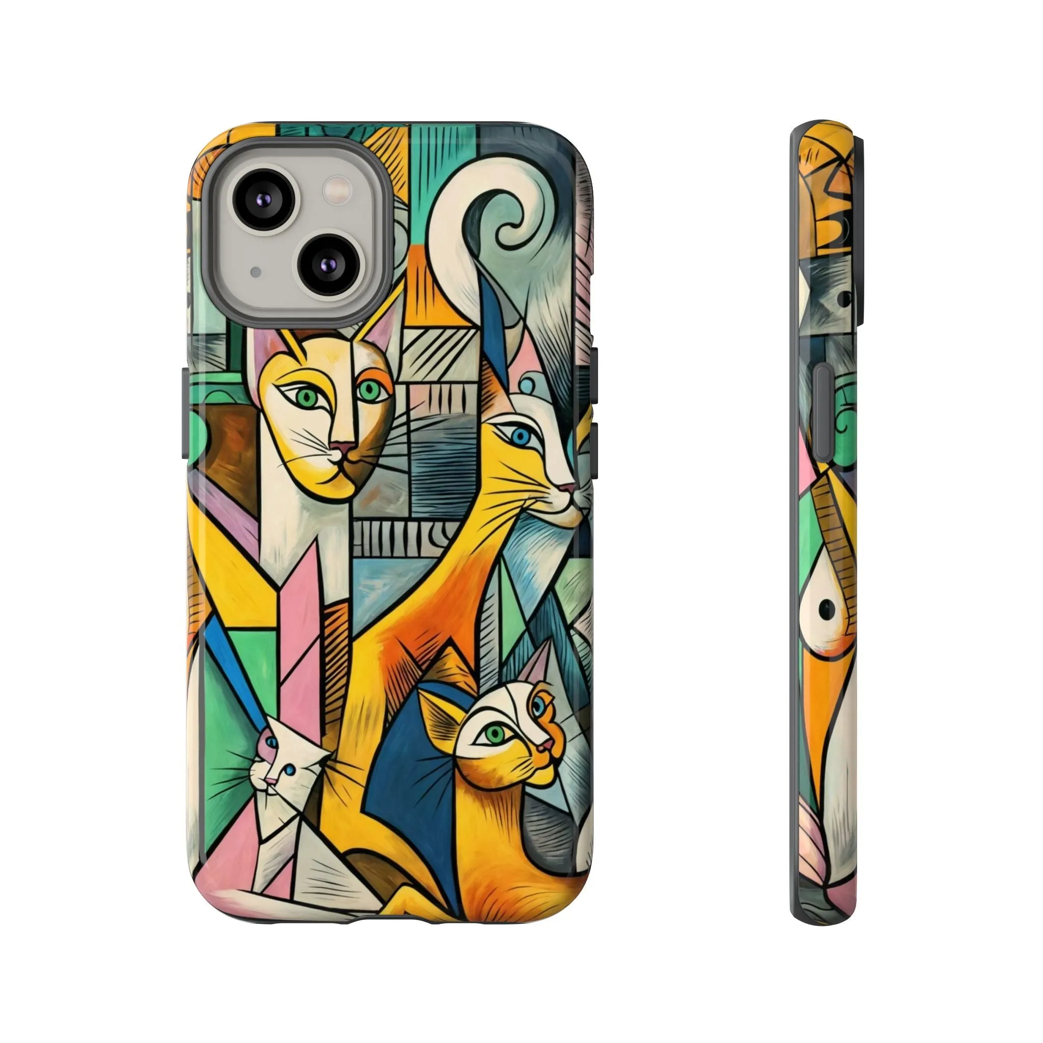 Picasso, cats, and cell phones collide in the most sarcastically stylish case you'll ever own