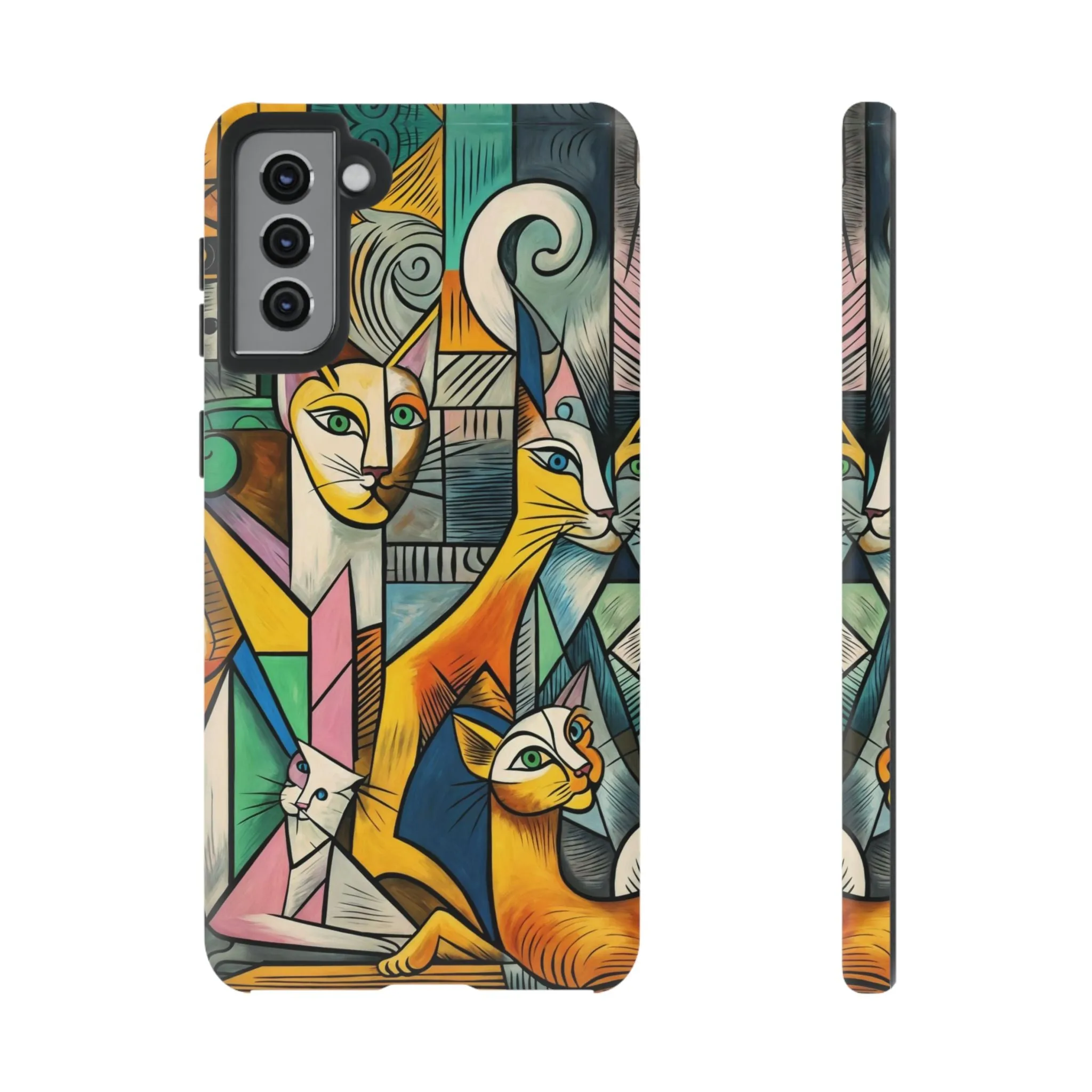Picasso, cats, and cell phones collide in the most sarcastically stylish case you'll ever own