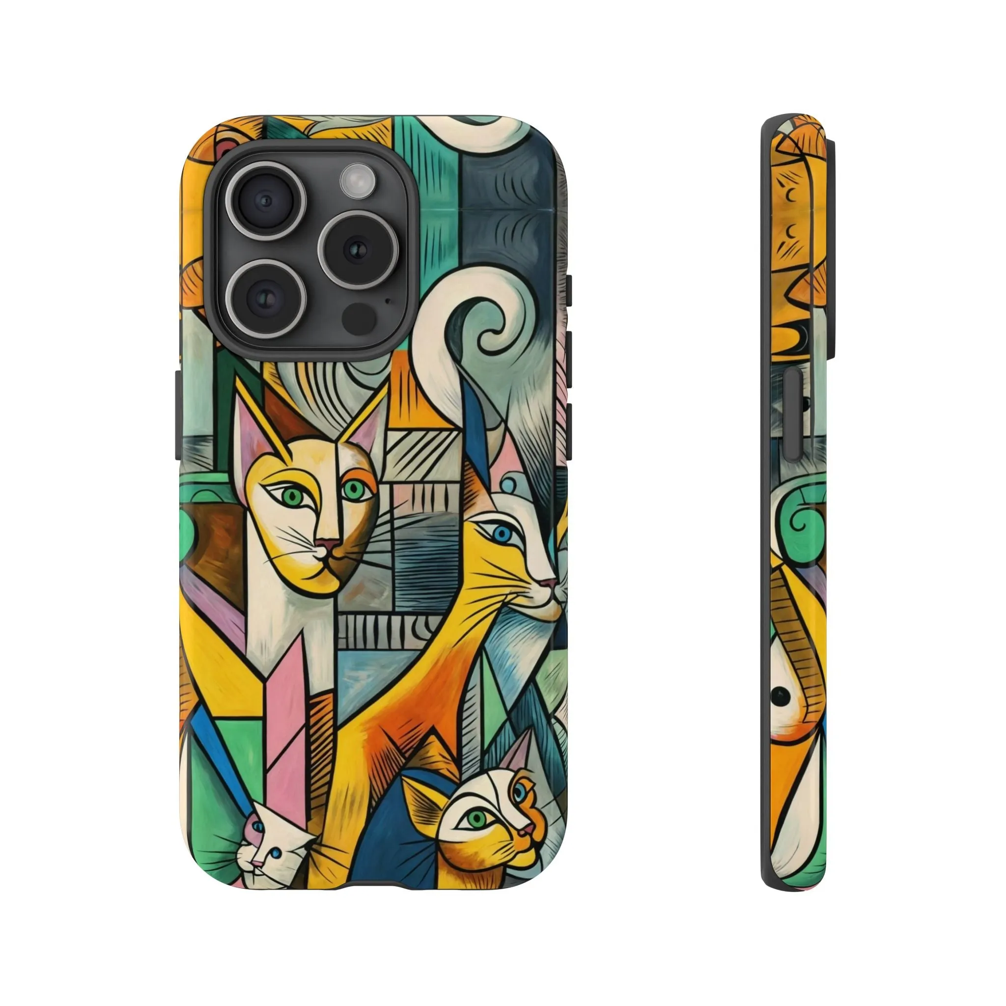 Picasso, cats, and cell phones collide in the most sarcastically stylish case you'll ever own