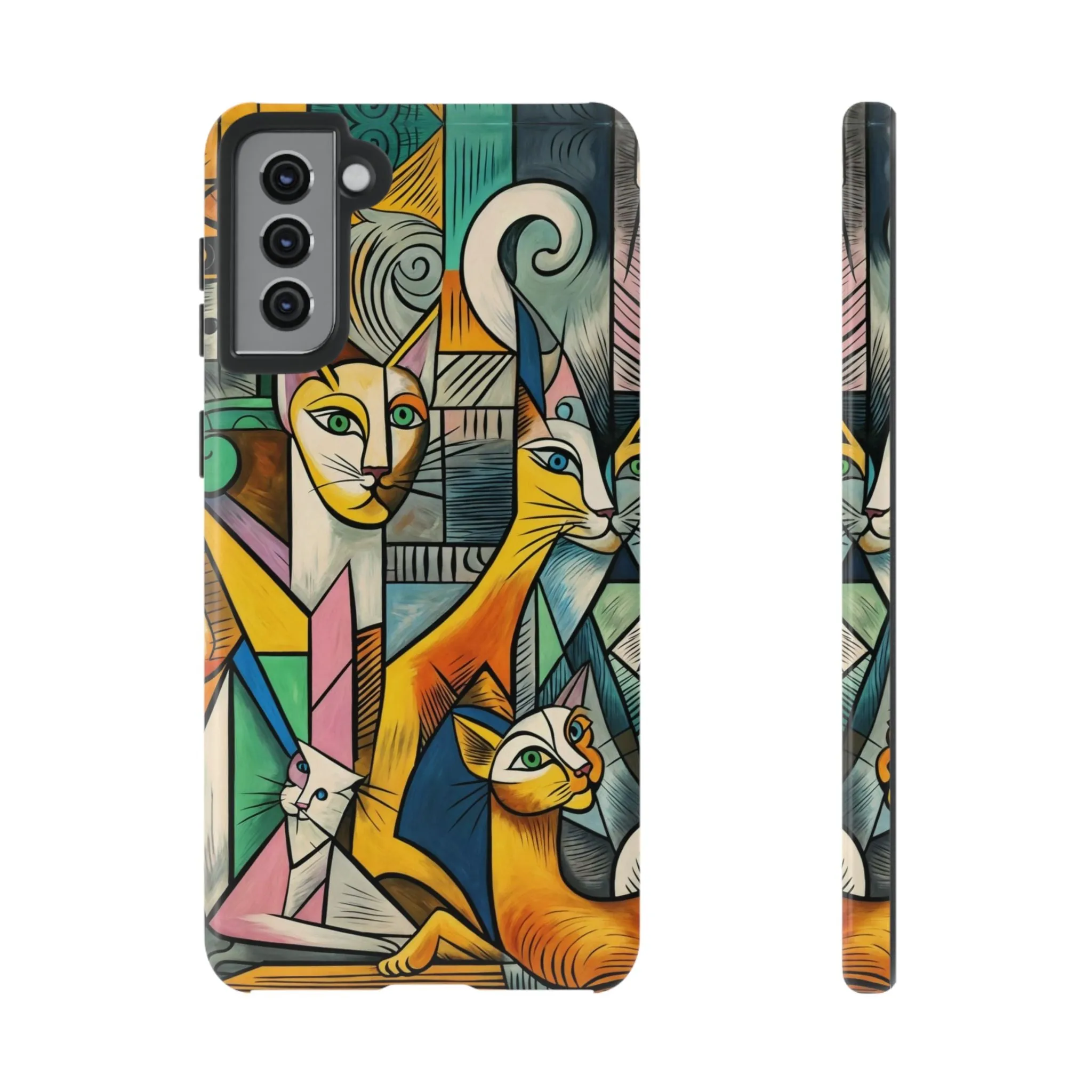 Picasso, cats, and cell phones collide in the most sarcastically stylish case you'll ever own