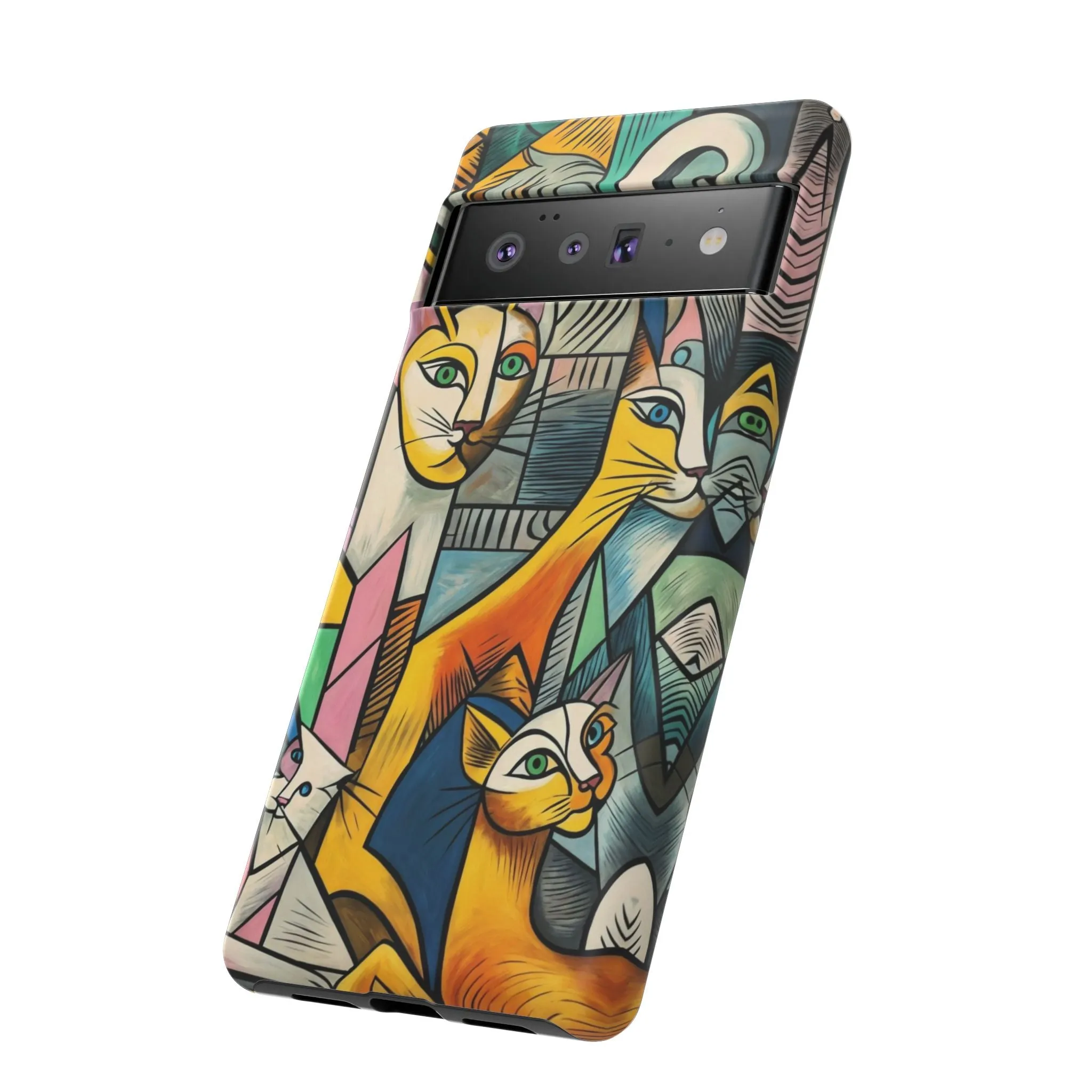 Picasso, cats, and cell phones collide in the most sarcastically stylish case you'll ever own