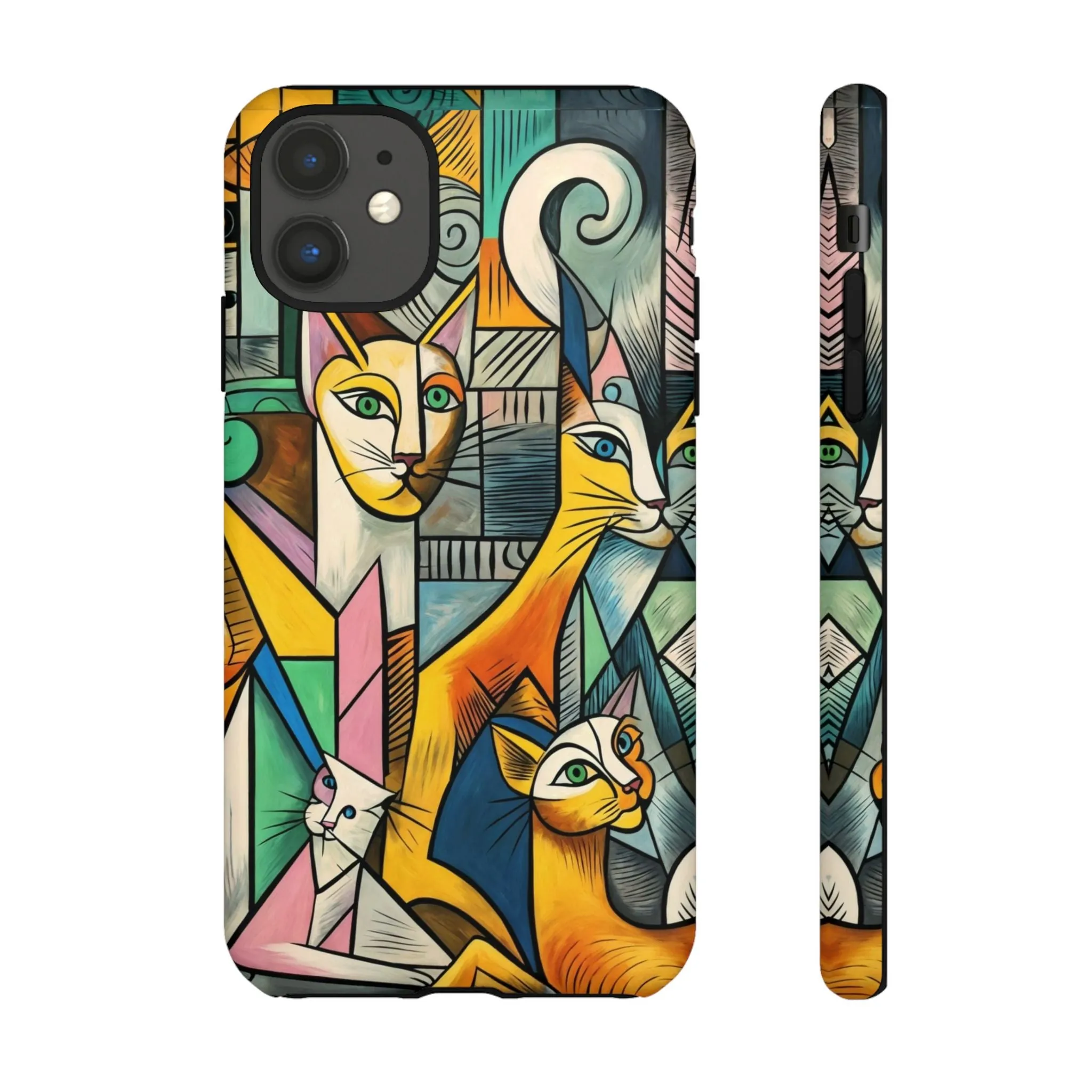 Picasso, cats, and cell phones collide in the most sarcastically stylish case you'll ever own