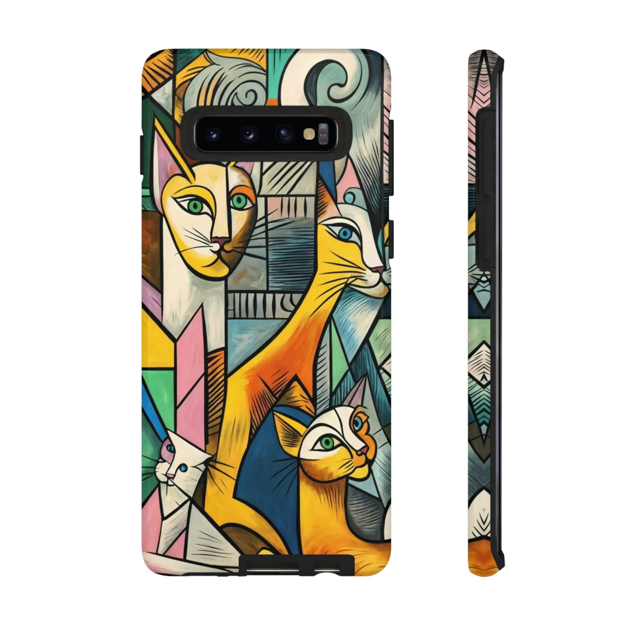 Picasso, cats, and cell phones collide in the most sarcastically stylish case you'll ever own