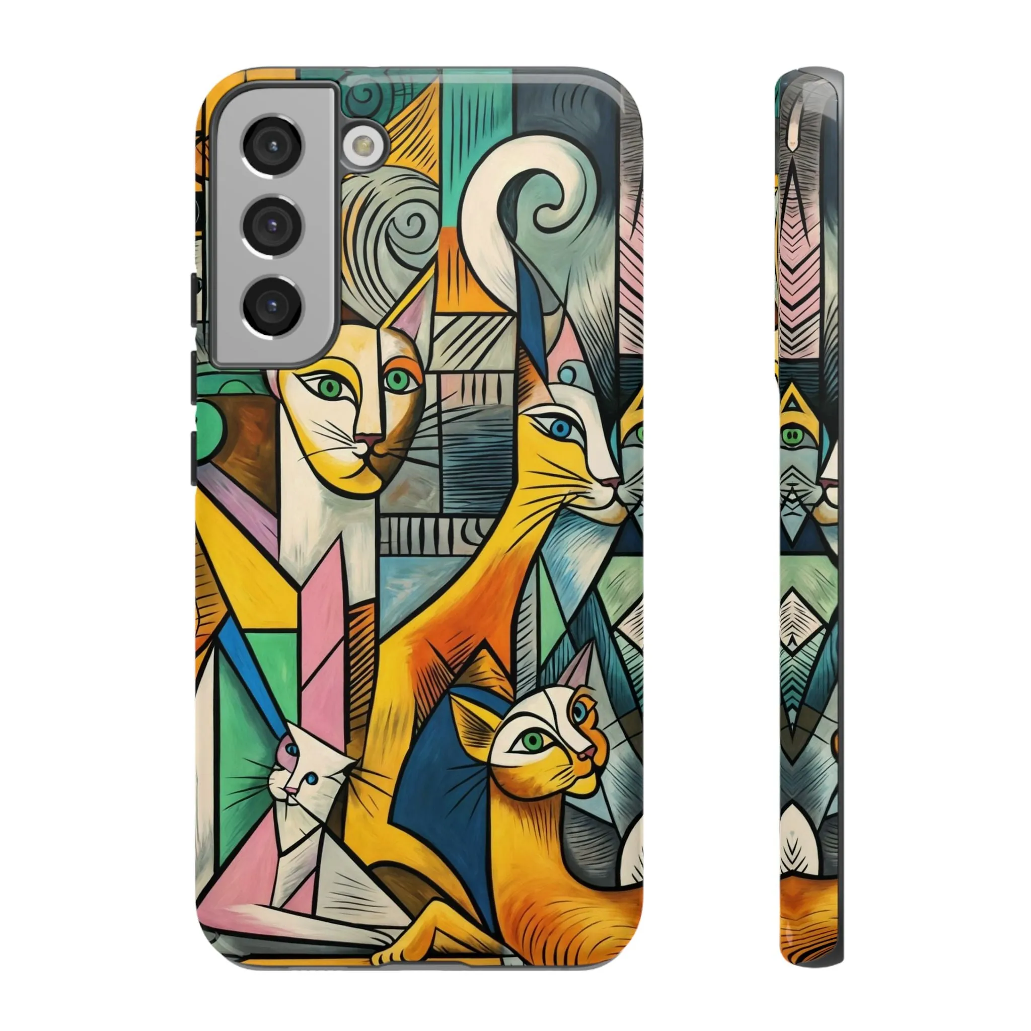 Picasso, cats, and cell phones collide in the most sarcastically stylish case you'll ever own