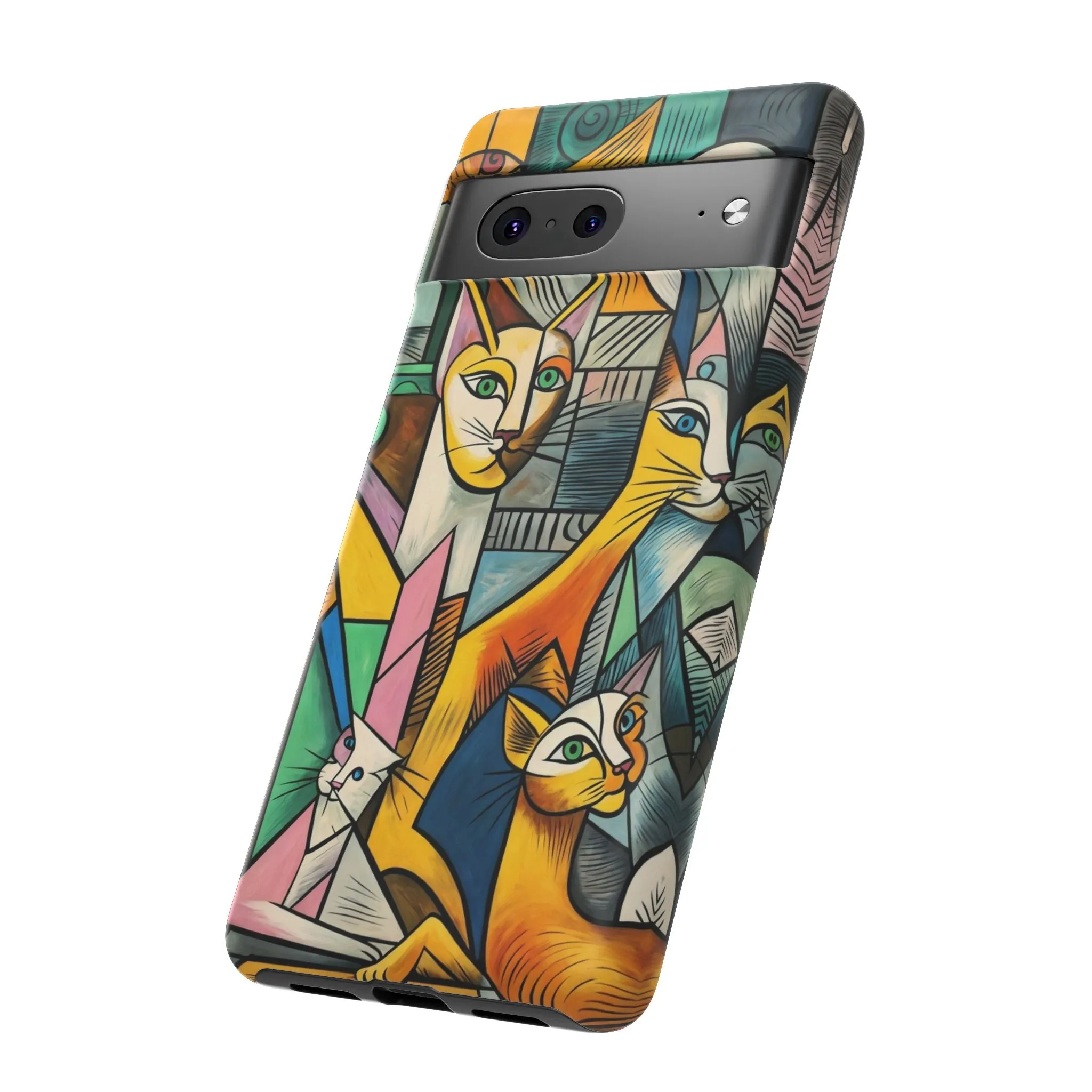 Picasso, cats, and cell phones collide in the most sarcastically stylish case you'll ever own