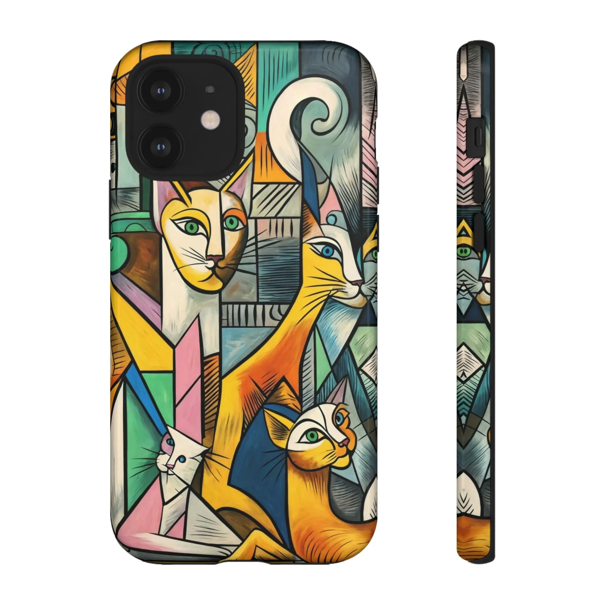 Picasso, cats, and cell phones collide in the most sarcastically stylish case you'll ever own