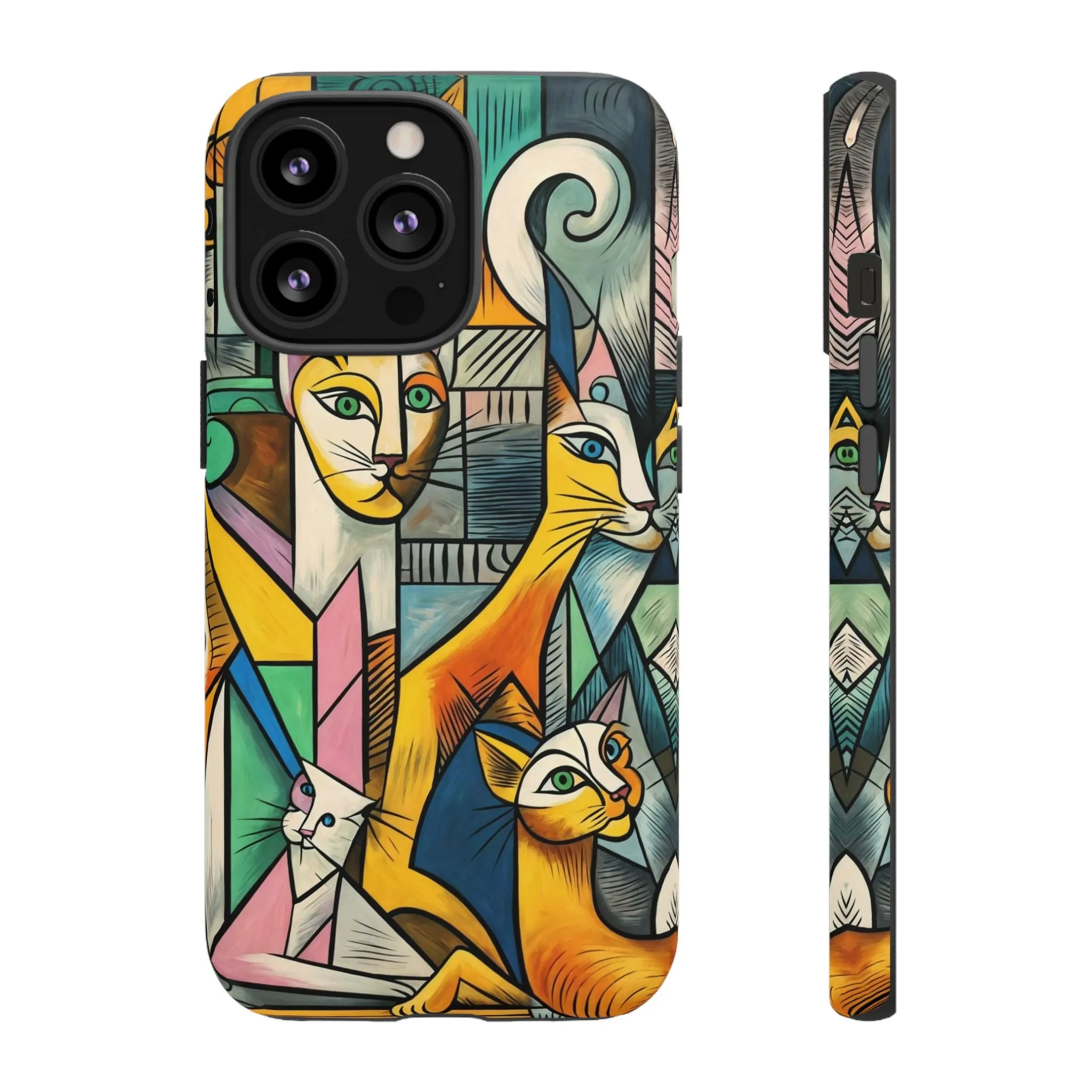 Picasso, cats, and cell phones collide in the most sarcastically stylish case you'll ever own