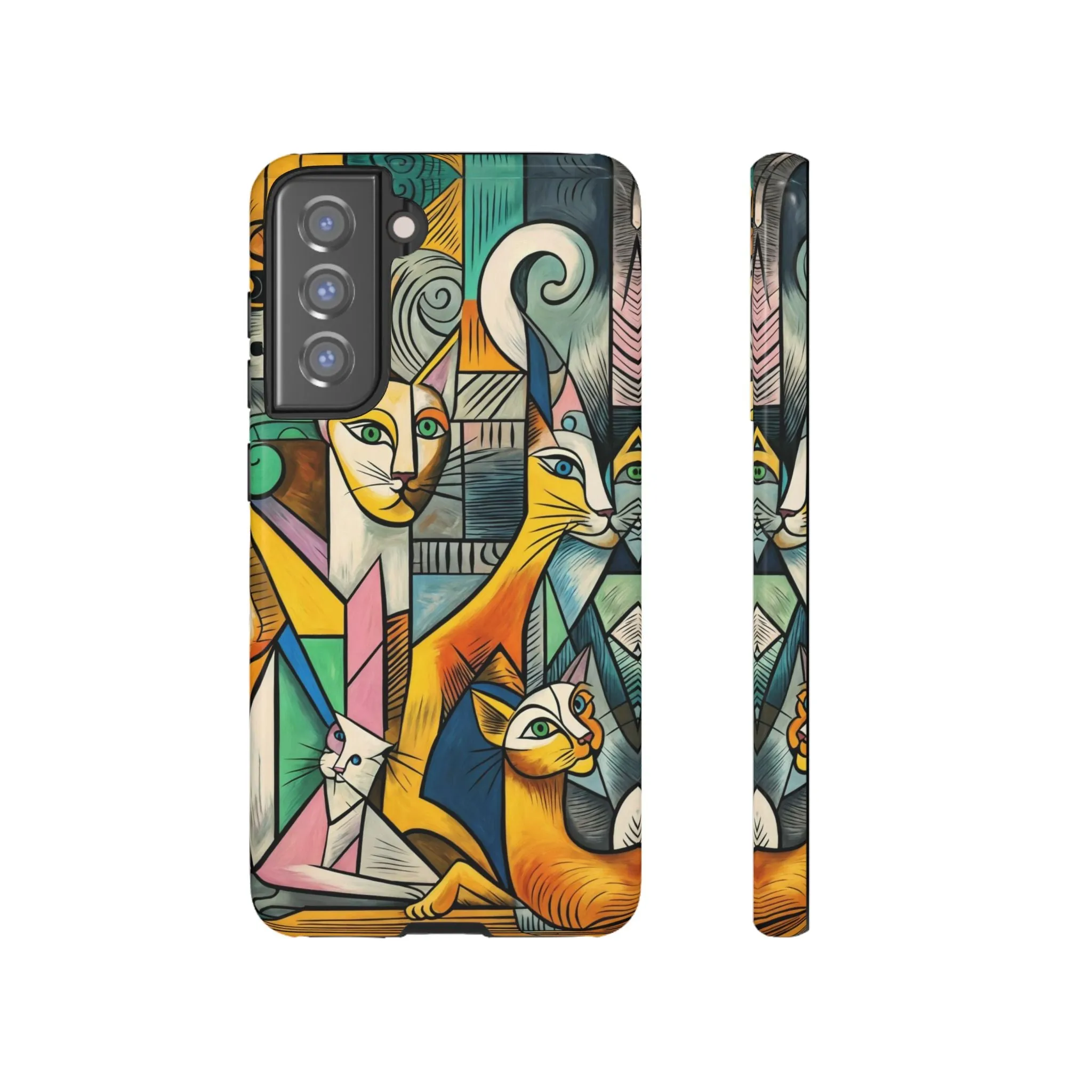 Picasso, cats, and cell phones collide in the most sarcastically stylish case you'll ever own