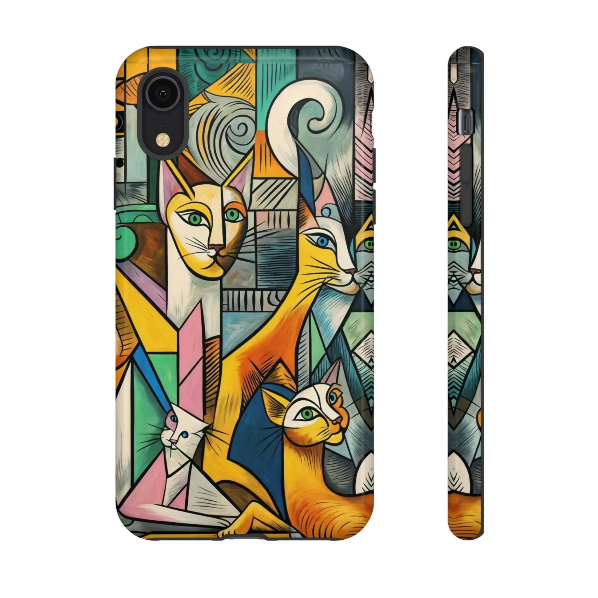 Picasso, cats, and cell phones collide in the most sarcastically stylish case you'll ever own