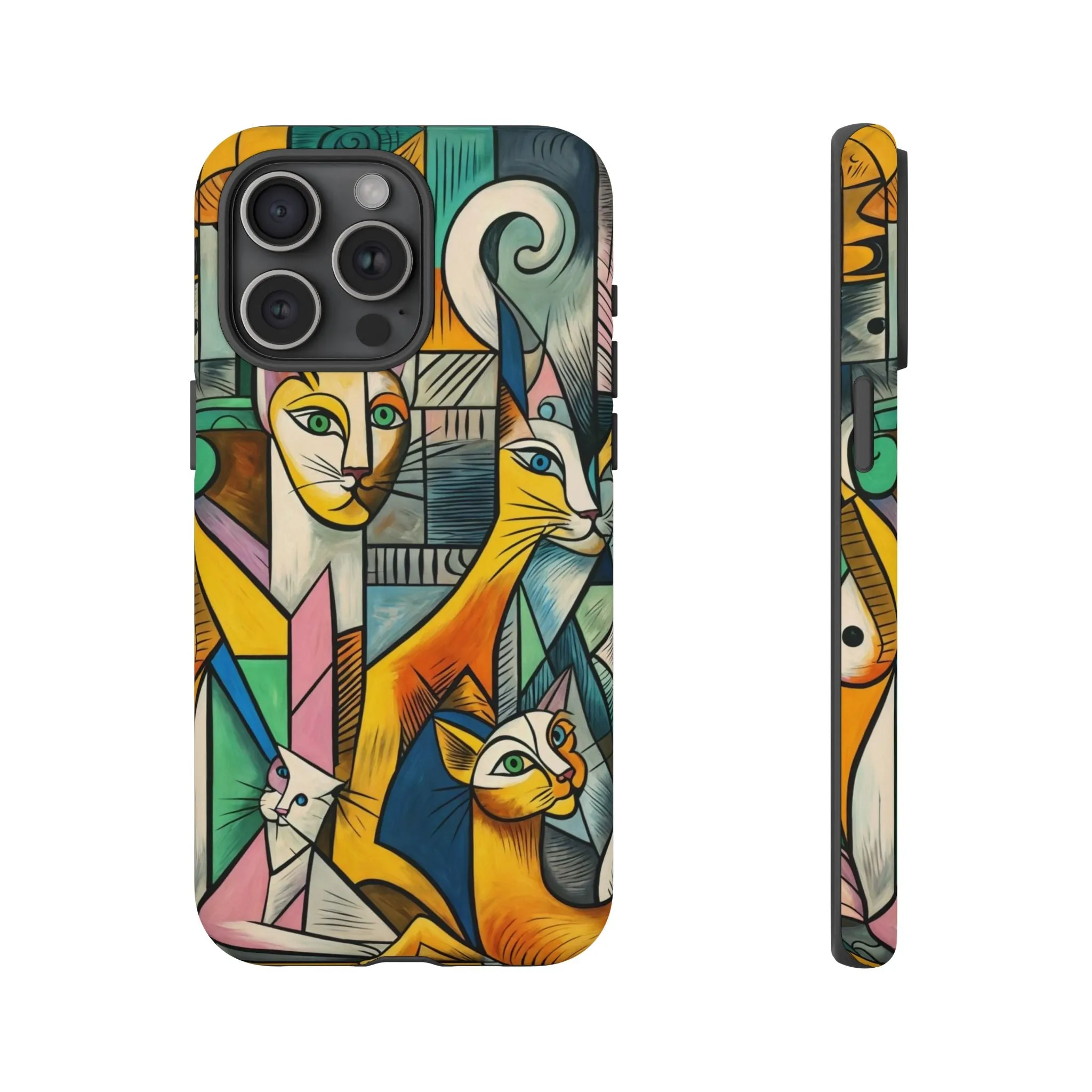 Picasso, cats, and cell phones collide in the most sarcastically stylish case you'll ever own